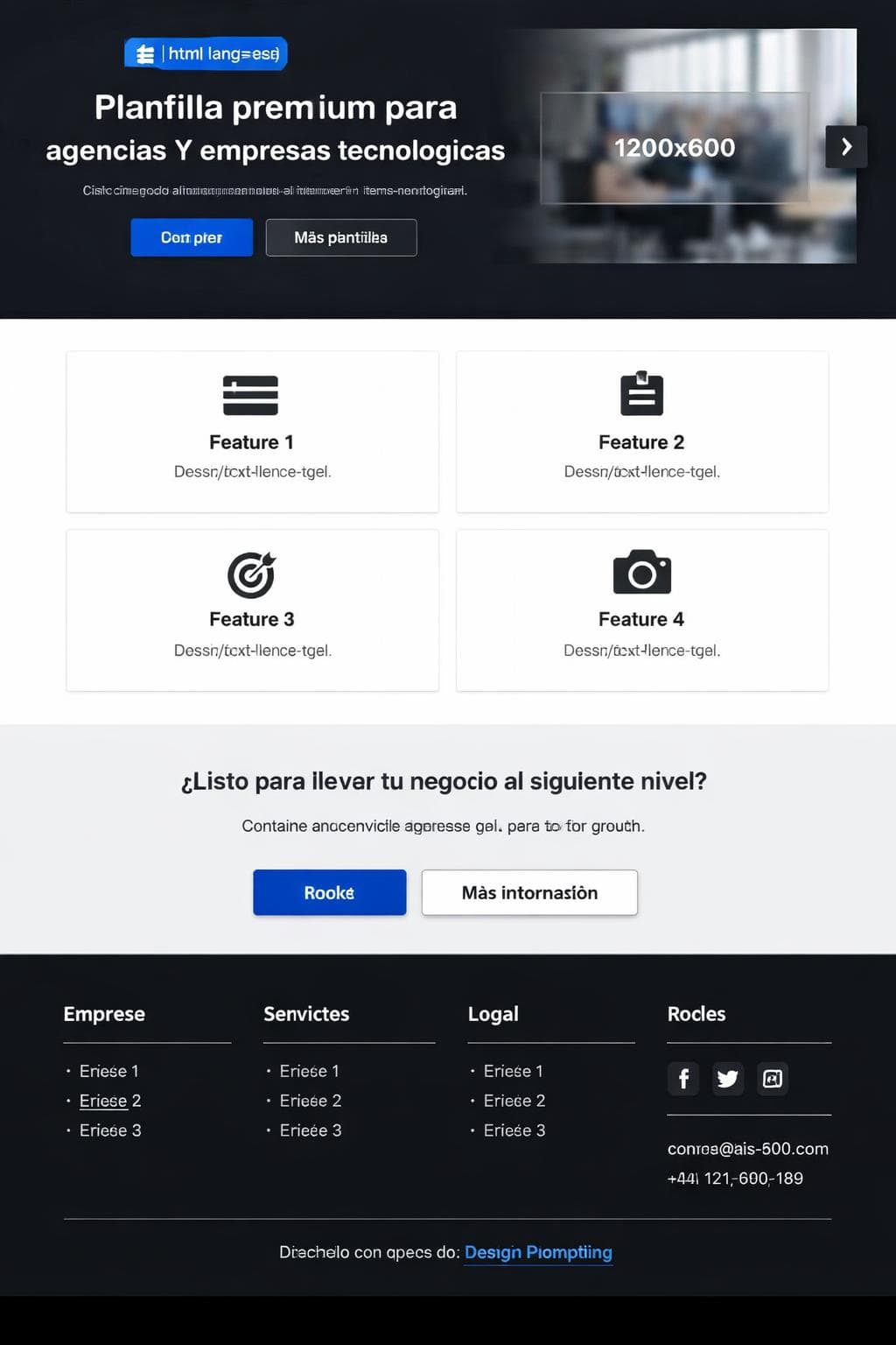 NexoTech — vista previa del theme