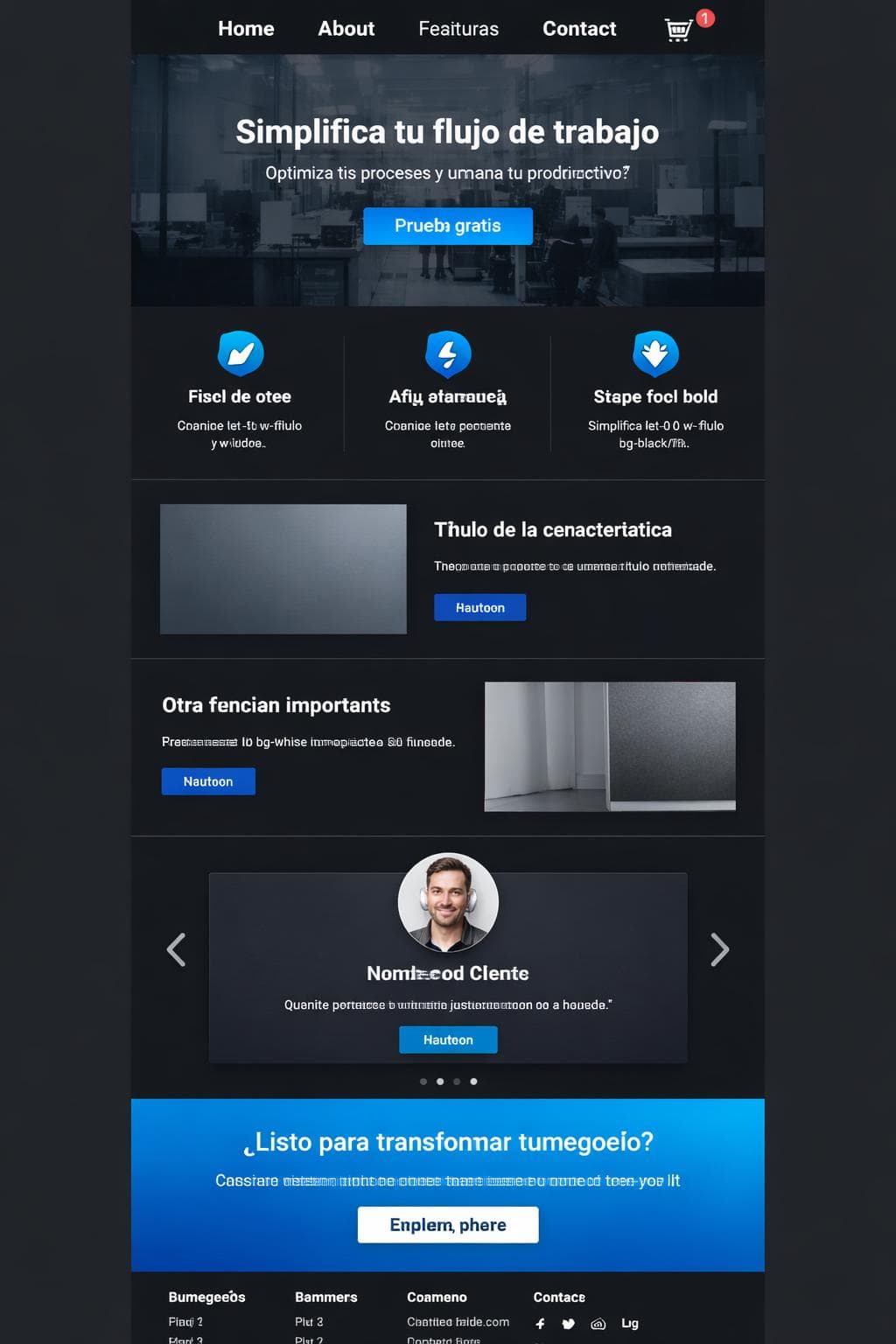 NexoVolt — vista previa del theme