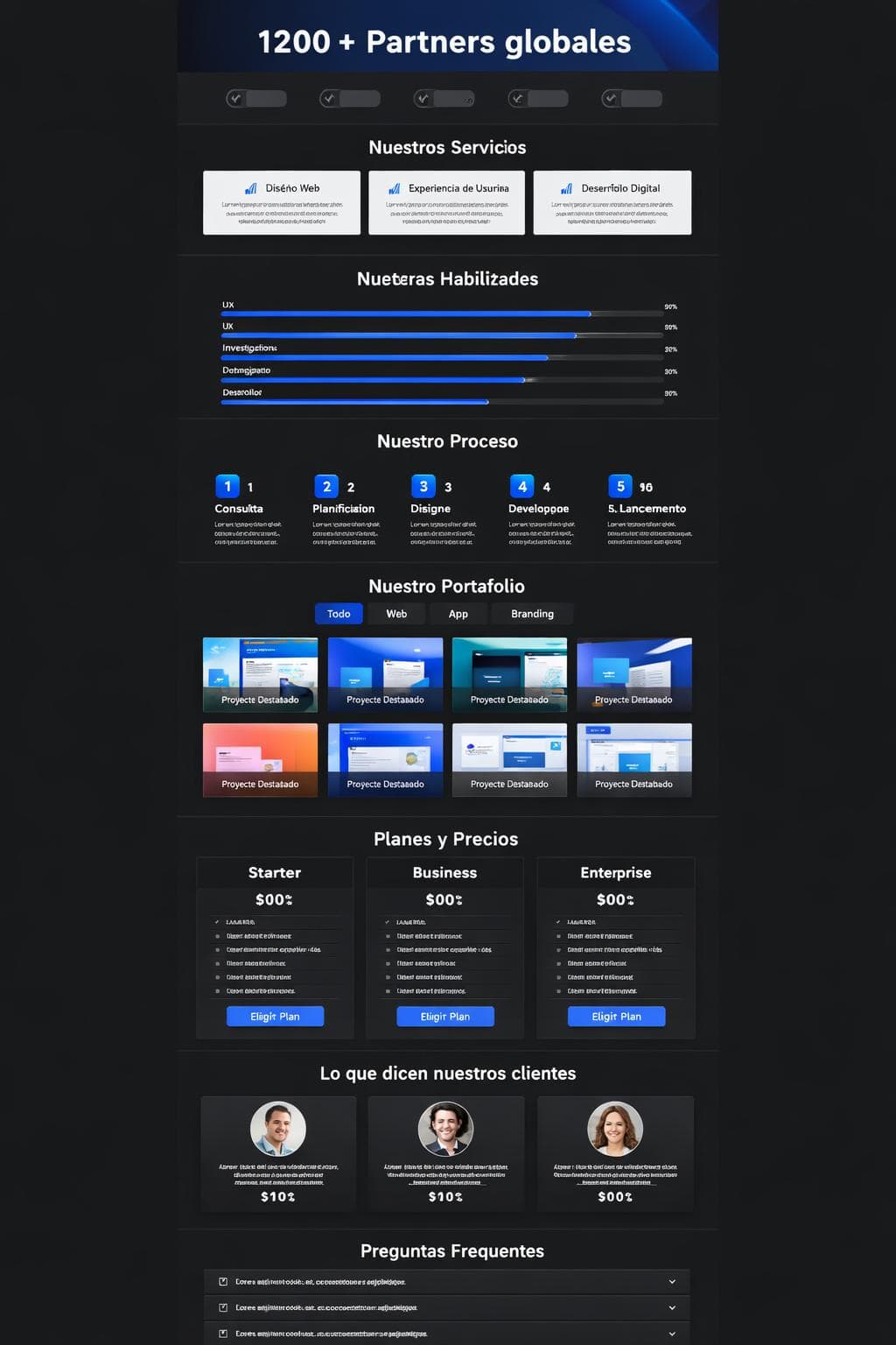 Nimbus Lab — vista previa del theme