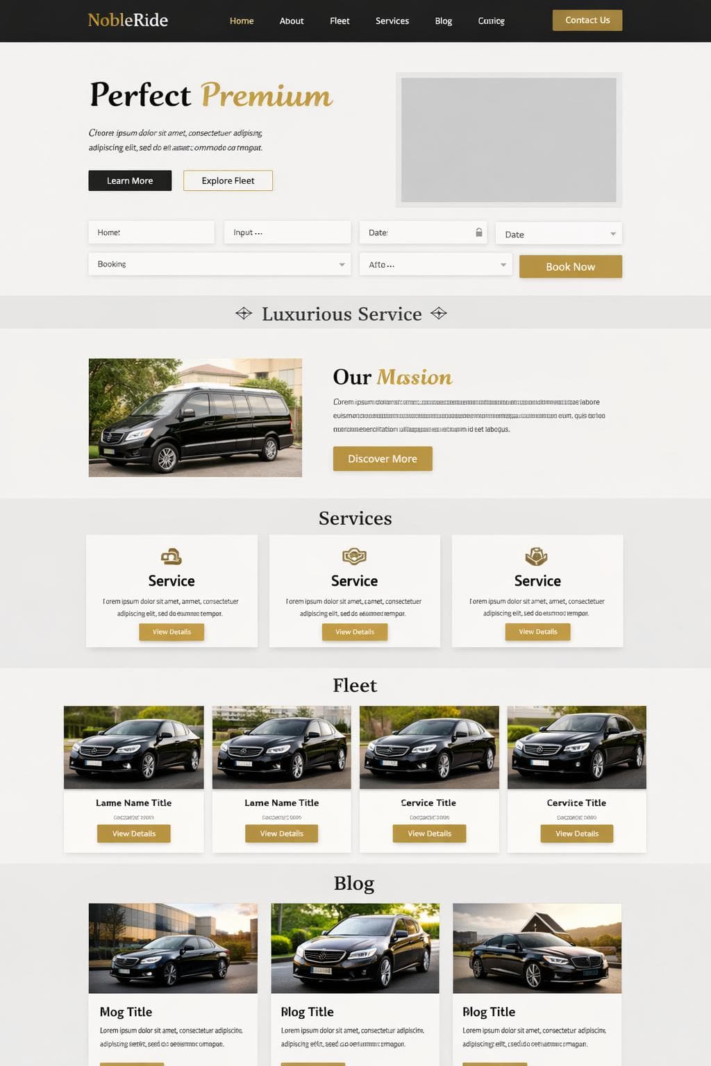 NobleRide — vista previa del theme
