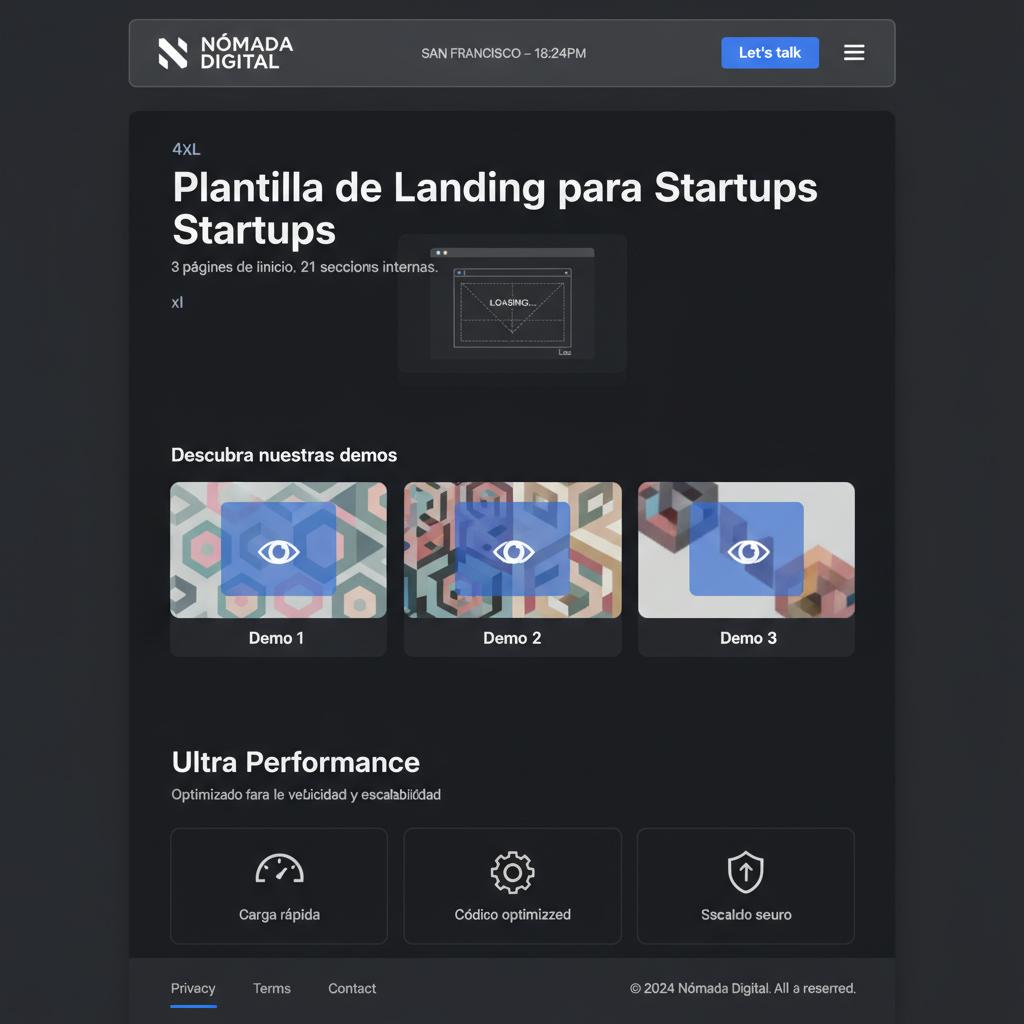 Nómada Digital — vista previa del theme