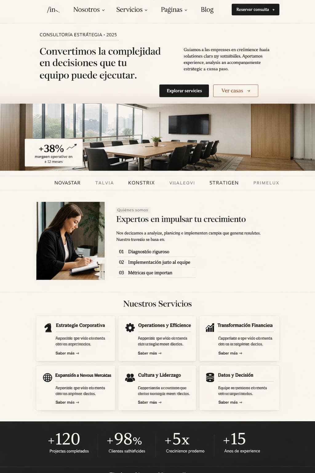 Norvelia Partners — vista previa del theme