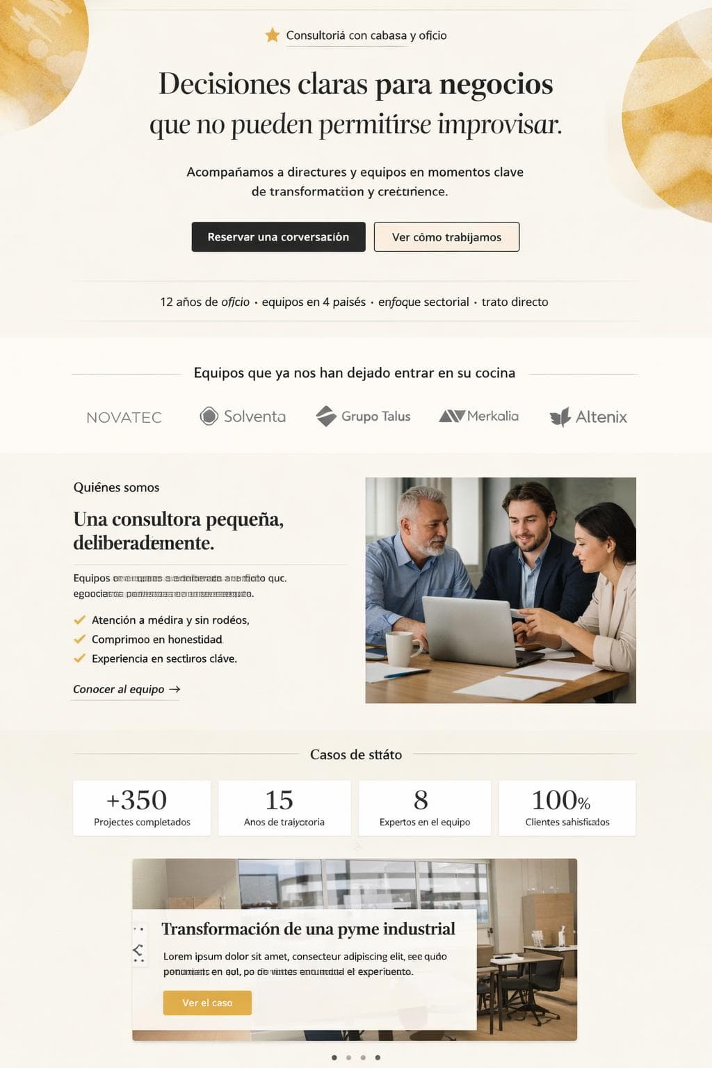 Norvex Consulting — vista previa del theme