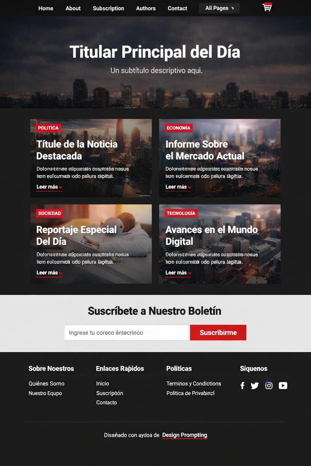 NotaViva — vista previa del theme