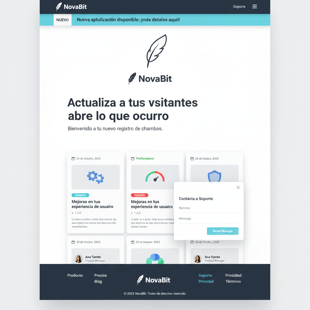 NovaBit — vista previa del theme