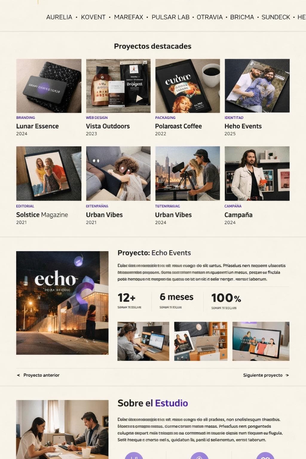 Nubra Studio — vista previa del theme