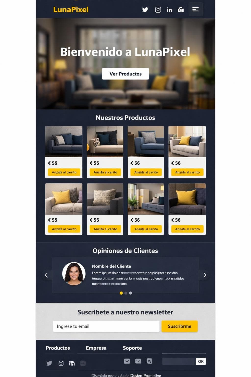 Ocio Atlas — vista previa del theme