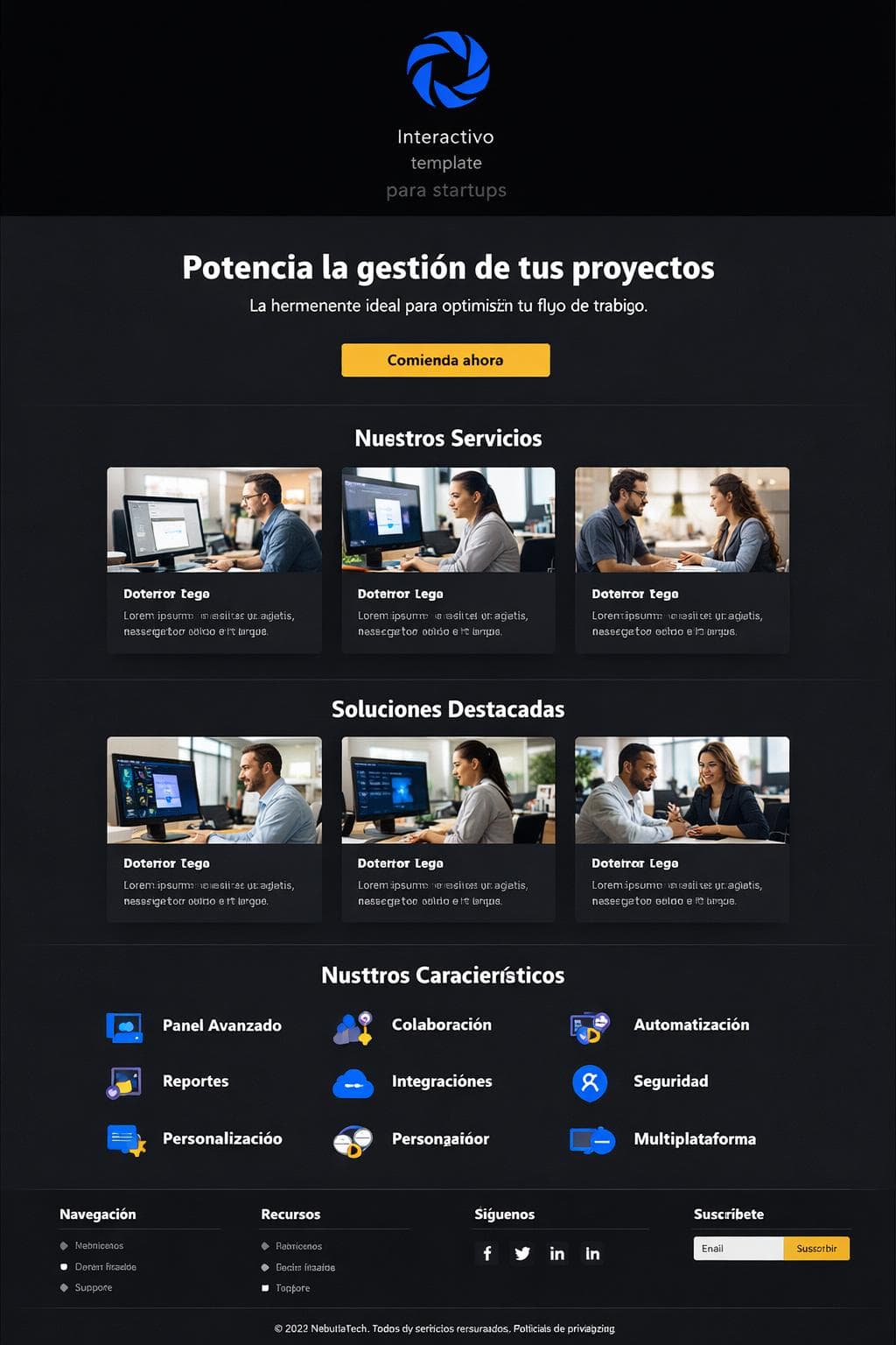Panel Perla — vista previa del theme