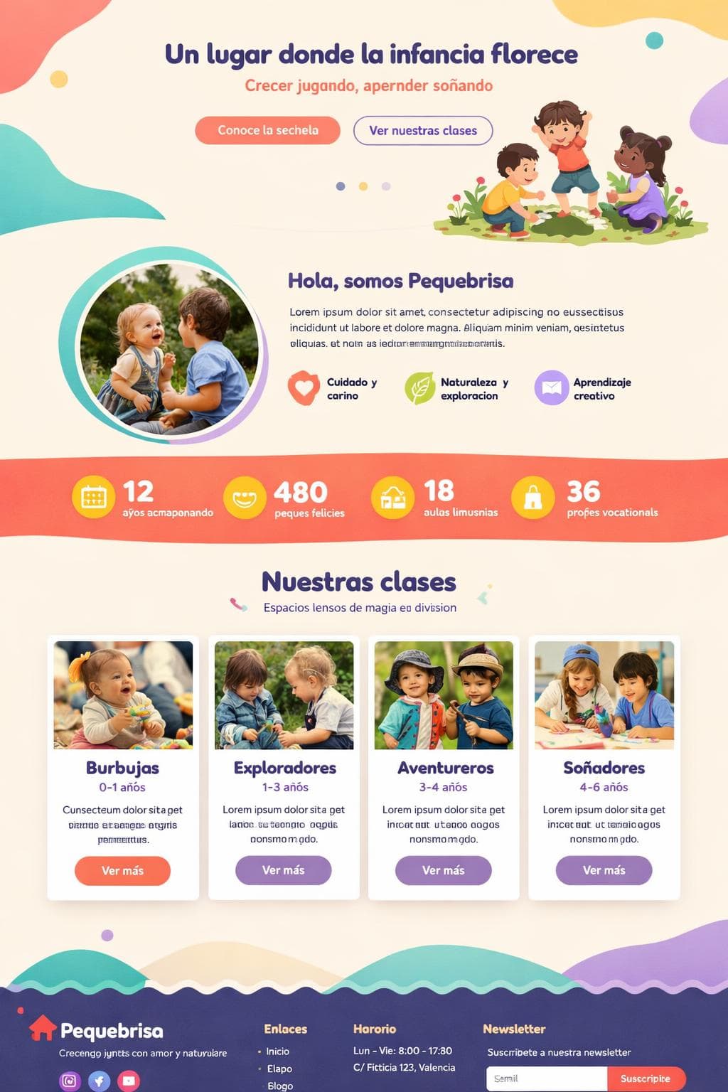 Pequebrisa — vista previa del theme