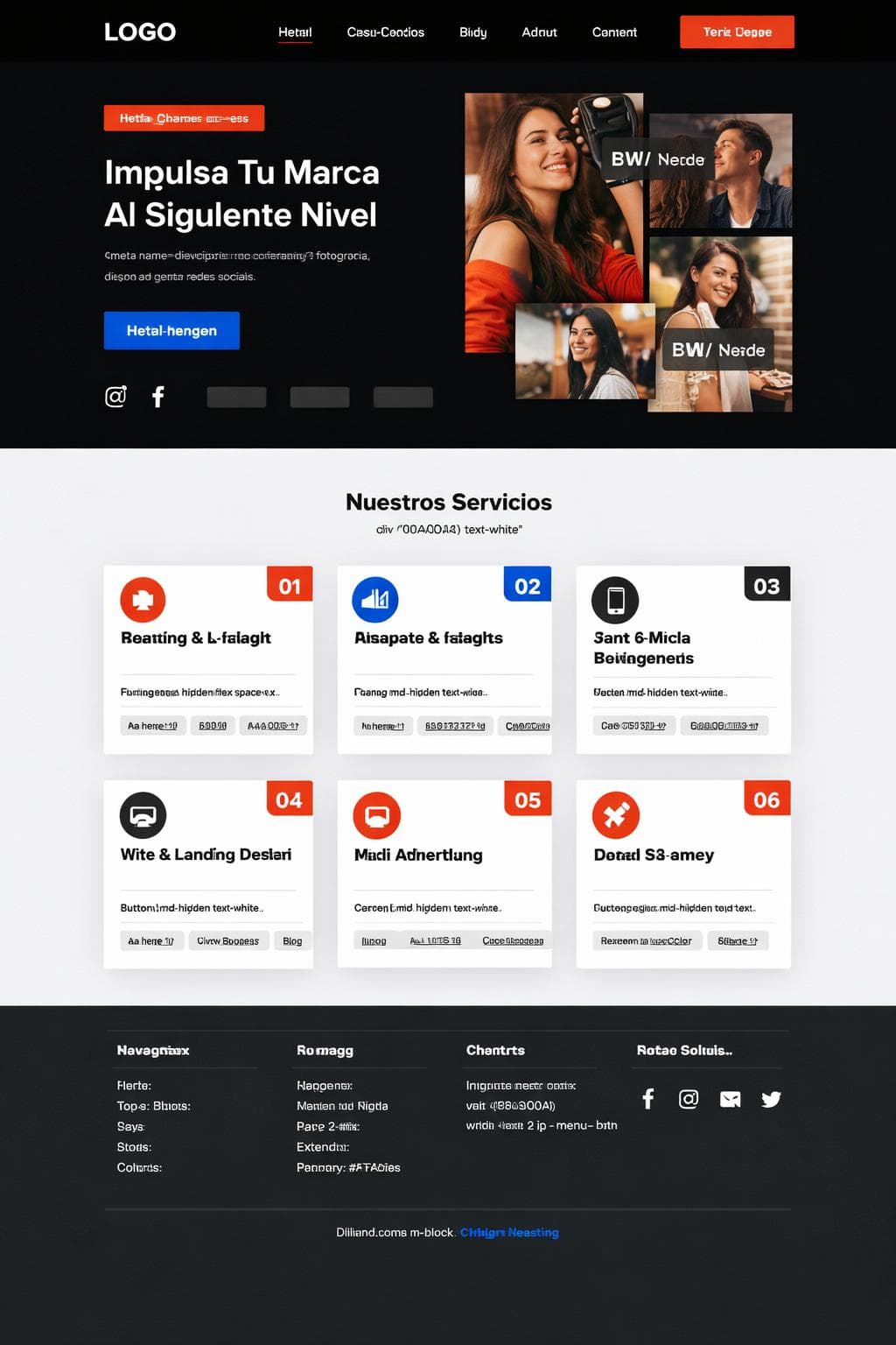 Portfolio Andina — vista previa del theme