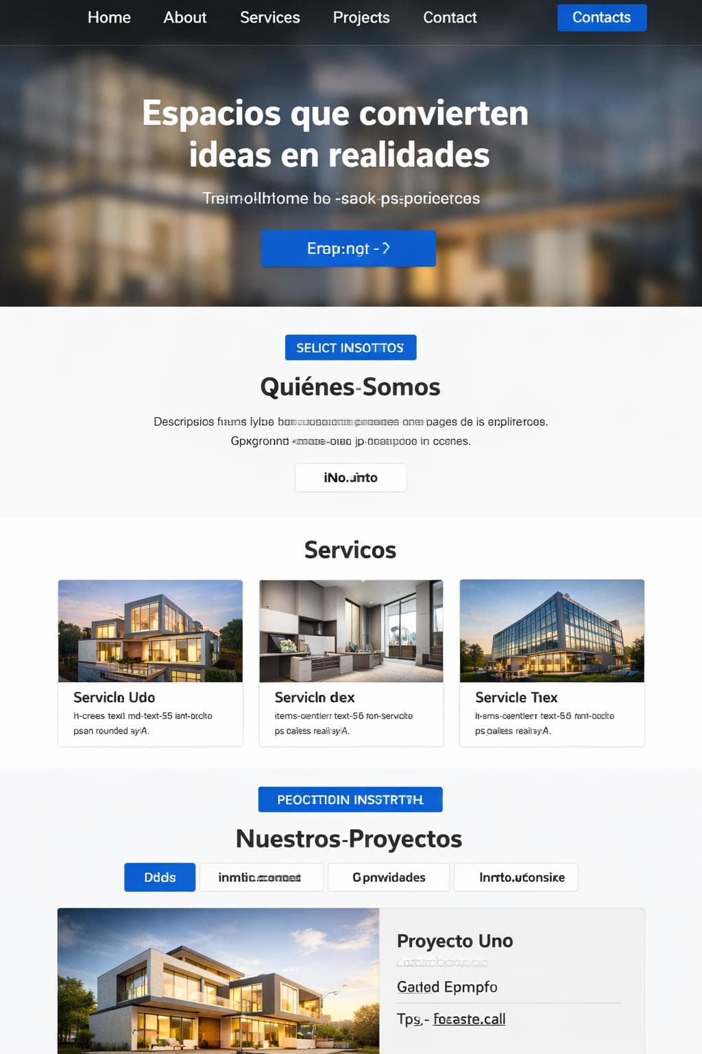 Propiedades Alba — vista previa del theme
