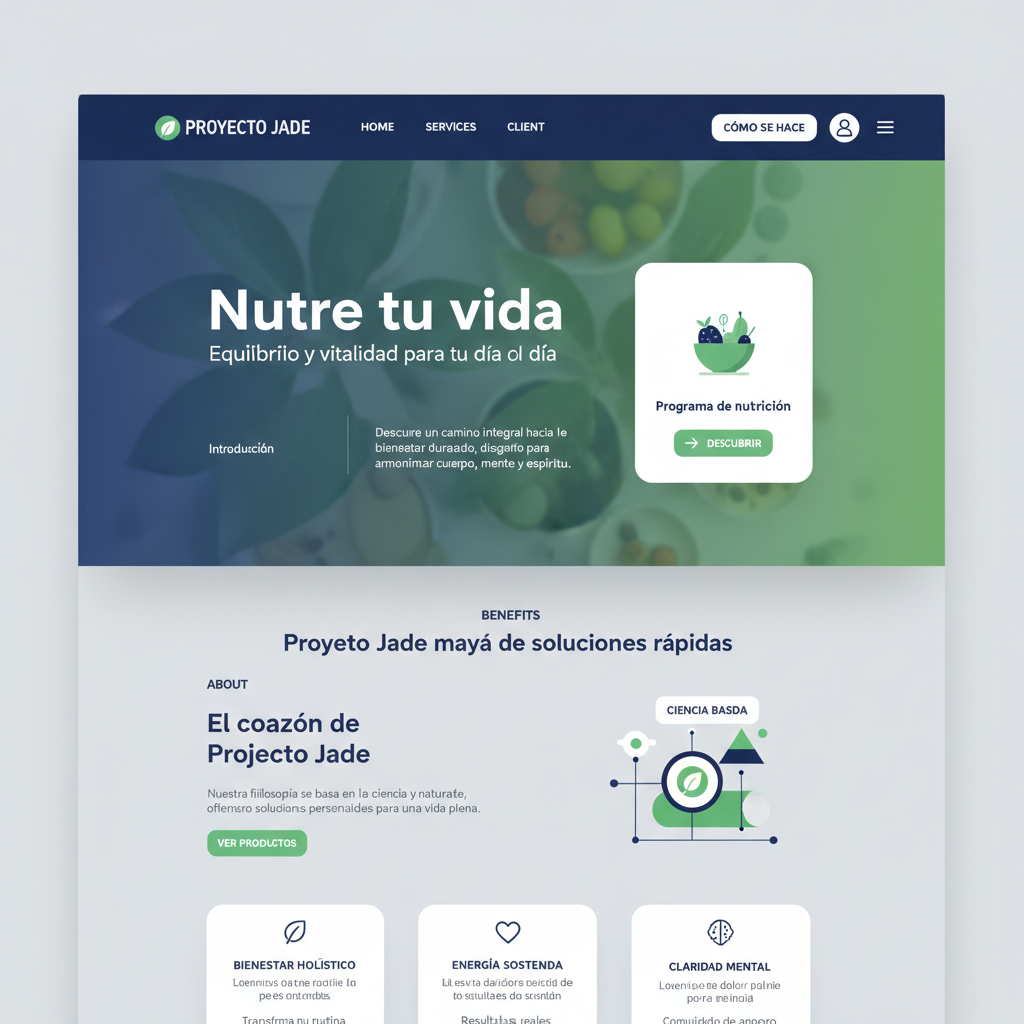Proyecto Jade — vista previa del theme