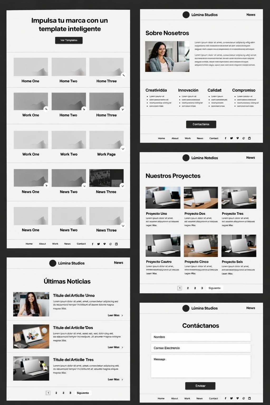 Proyecto Orion — vista previa del theme