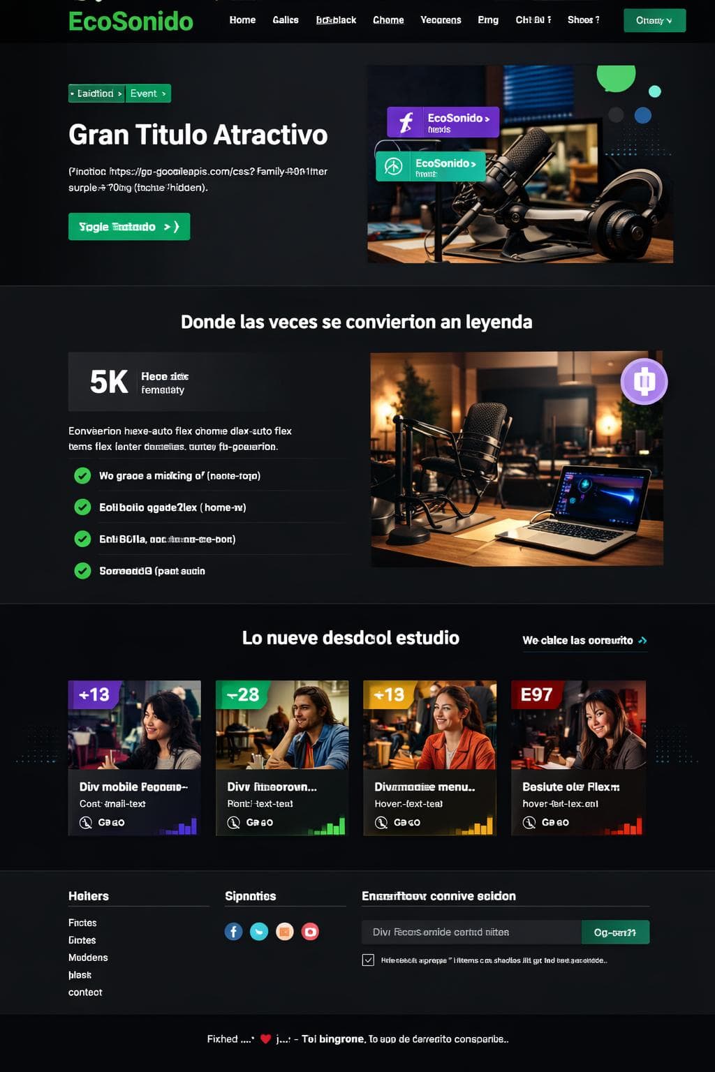 Radio Alba — vista previa del theme