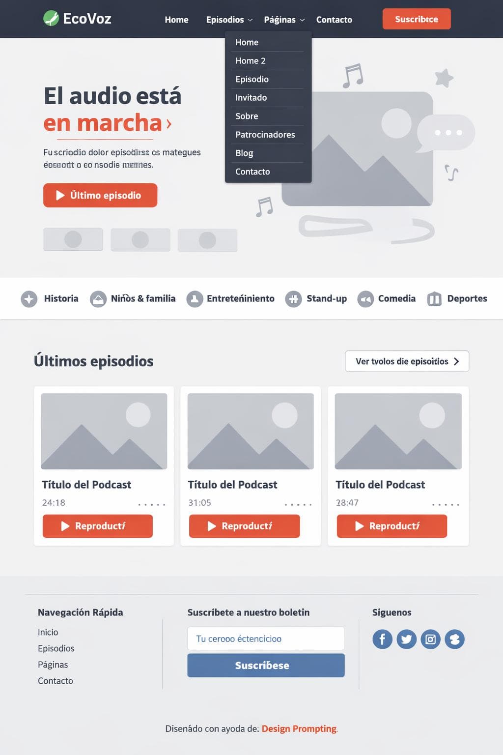 Rutas Aurora — vista previa del theme
