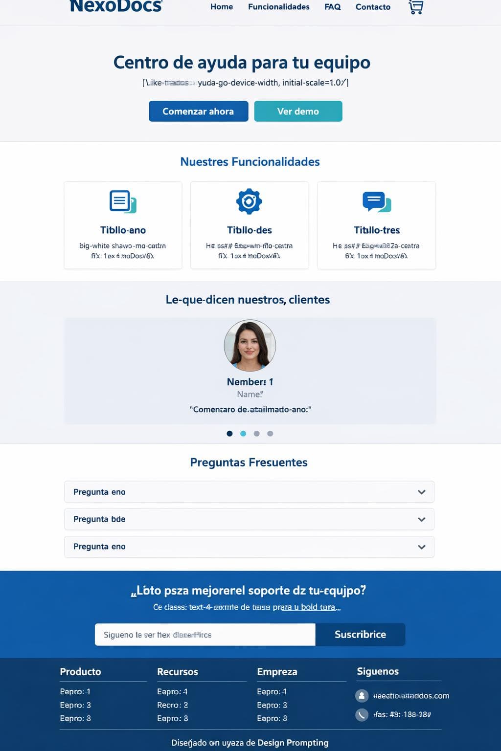 Saas Helio — vista previa del theme