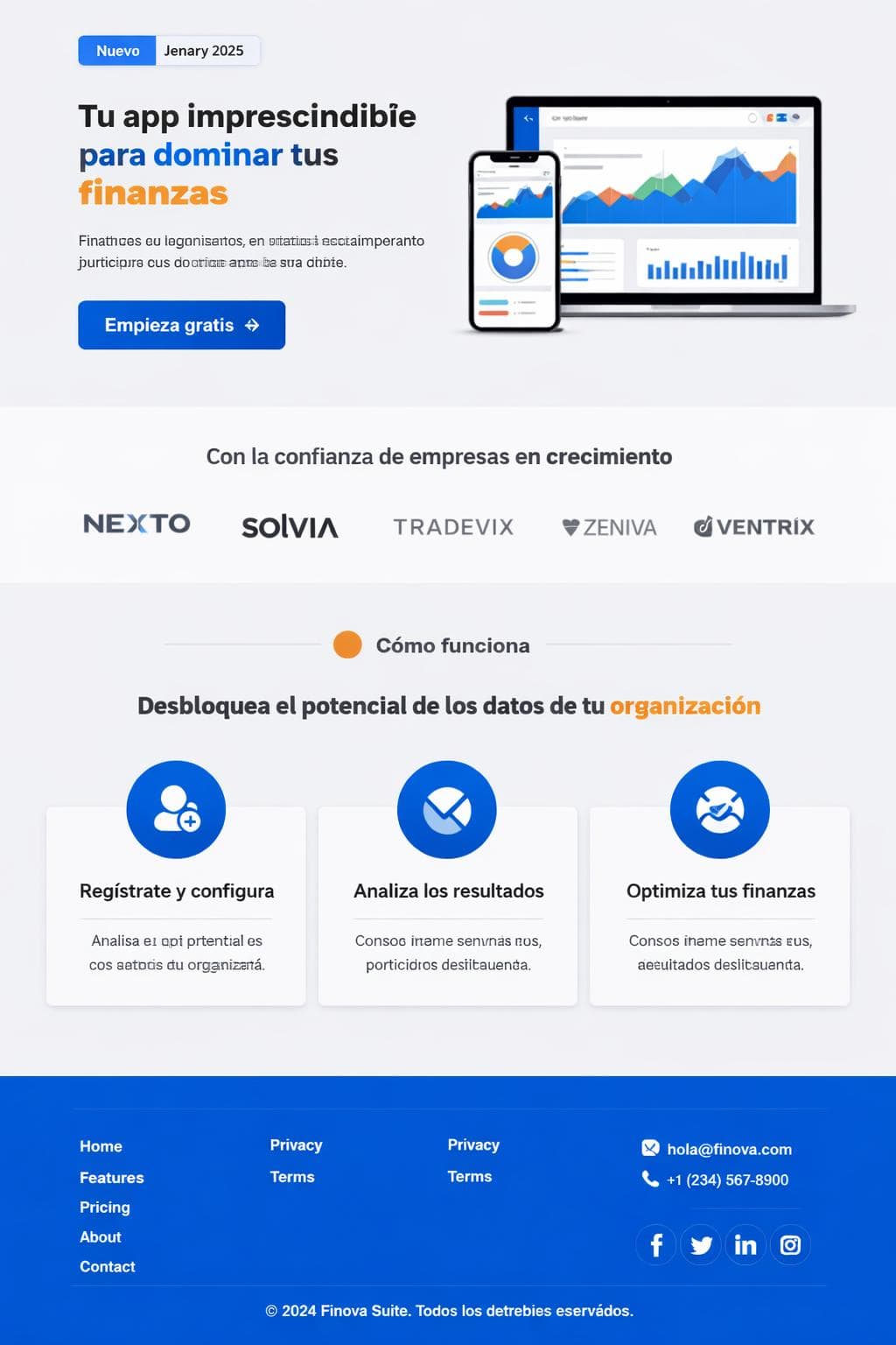Saas Lira — vista previa del theme