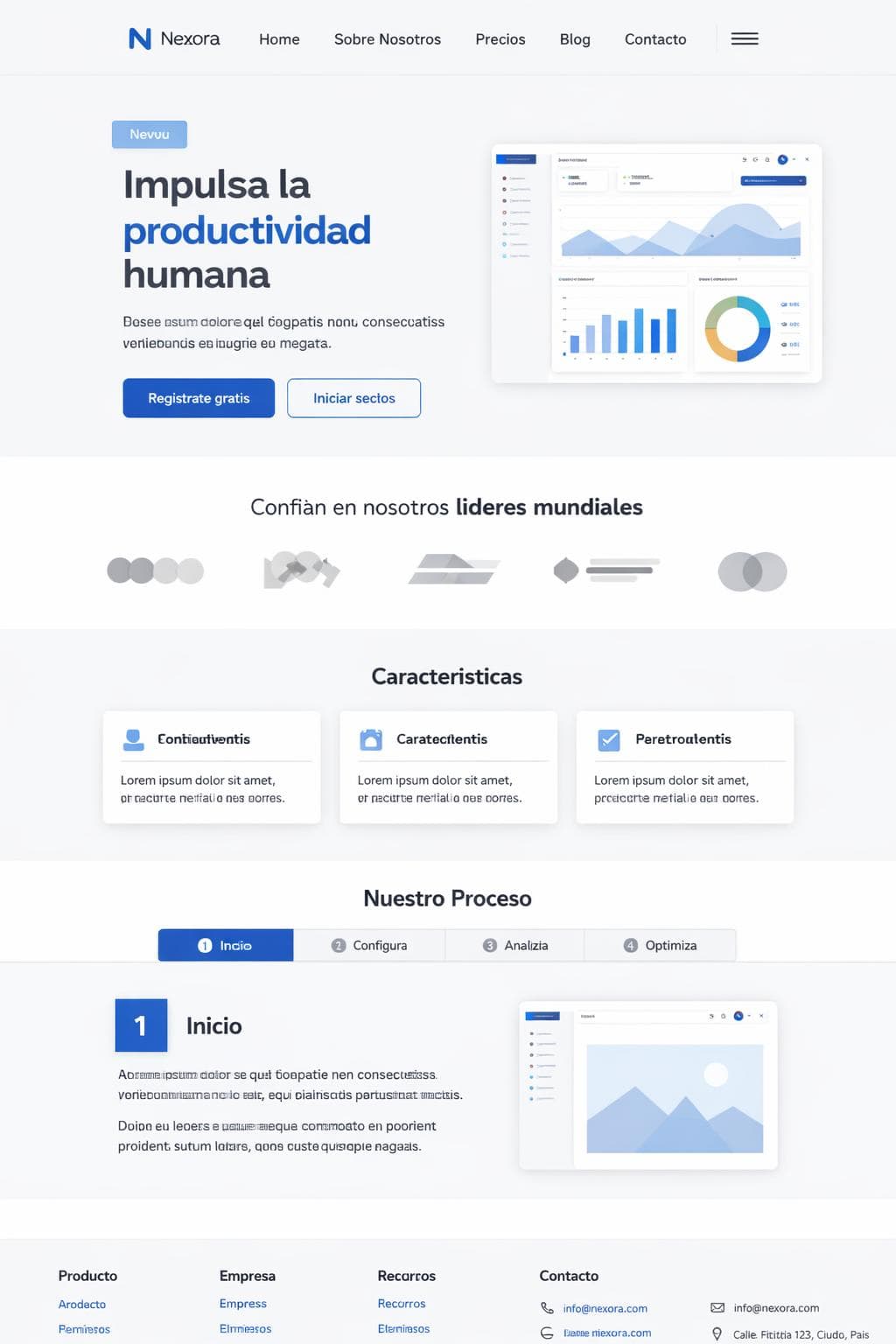 Saas Neon — vista previa del theme