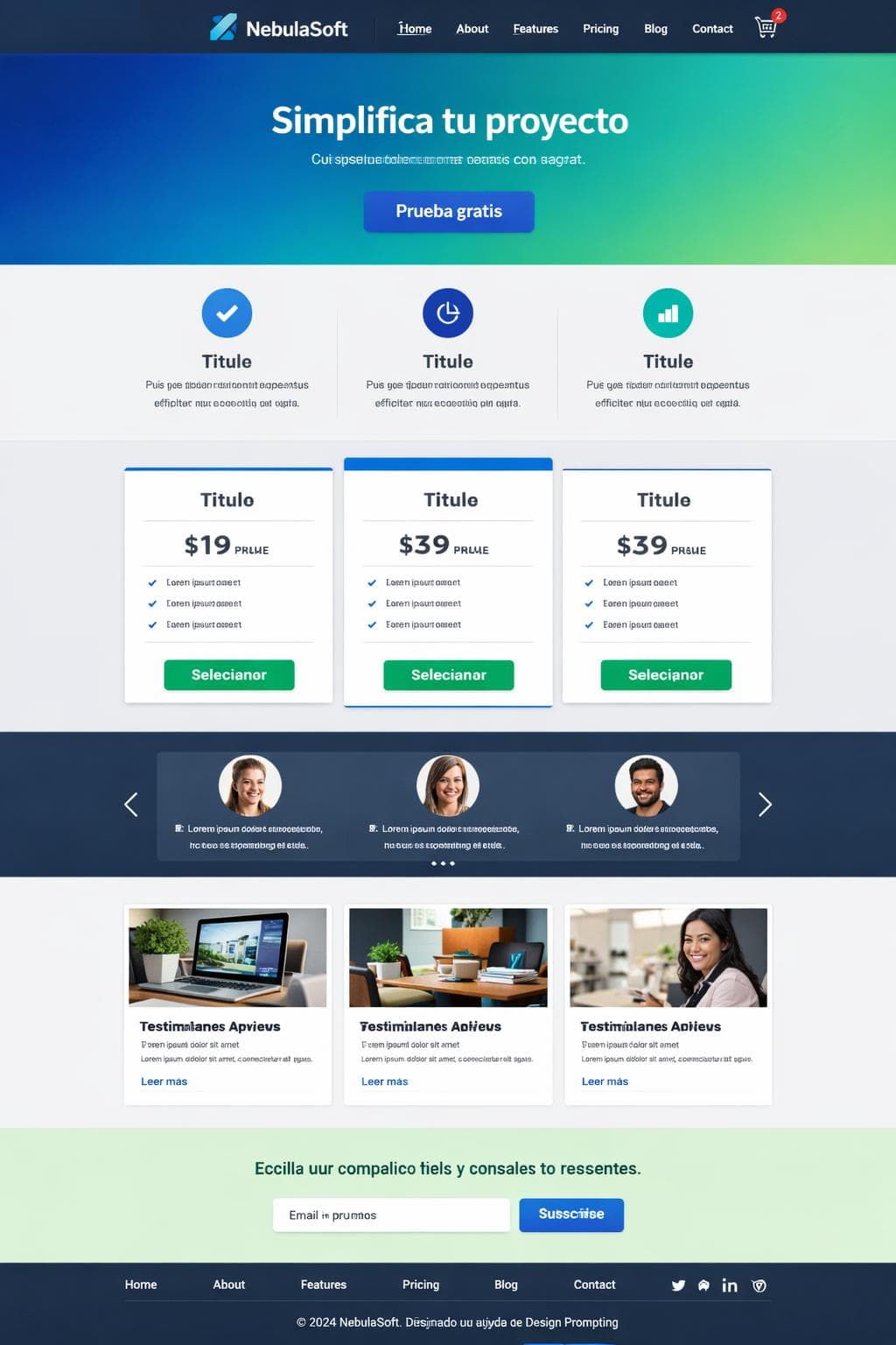 Saas Ónix — vista previa del theme