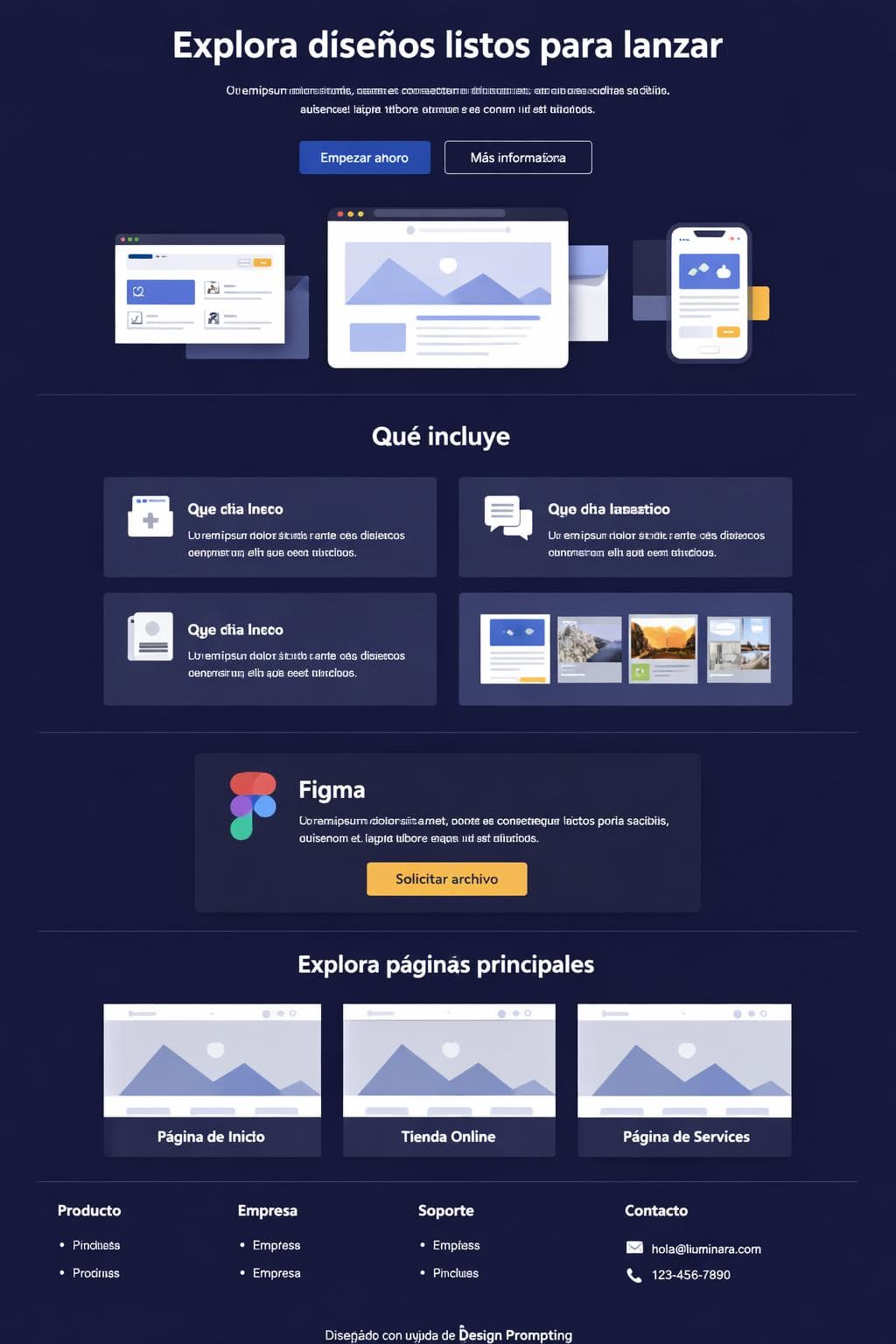 Saas Orion — vista previa del theme