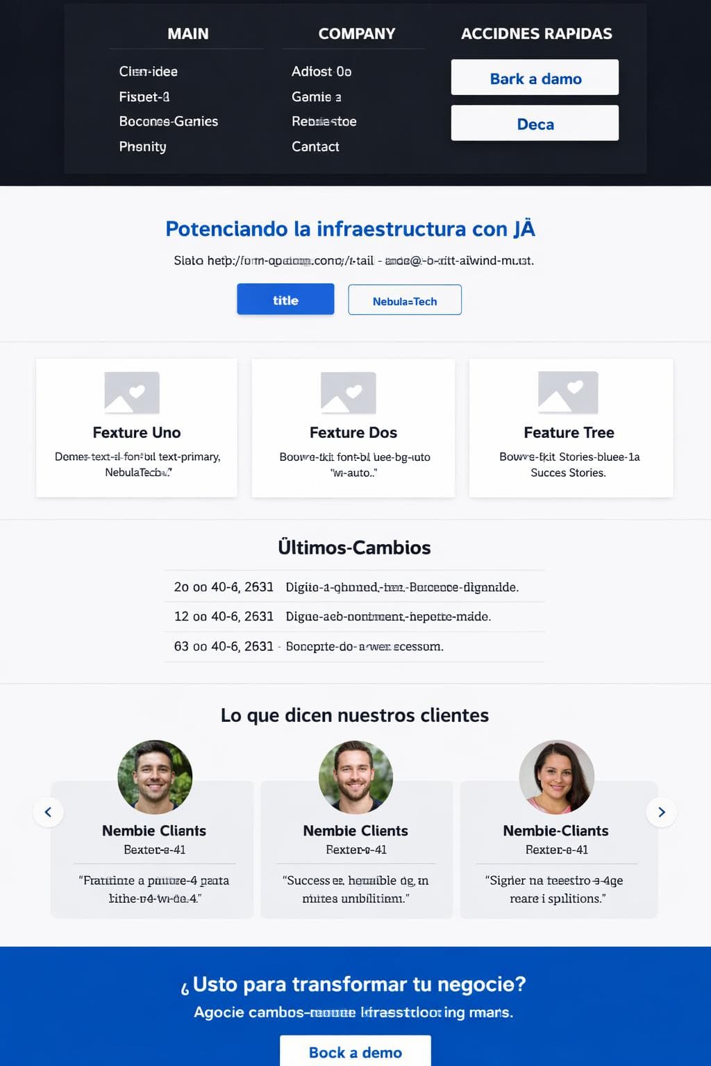 Saas Perla — vista previa del theme