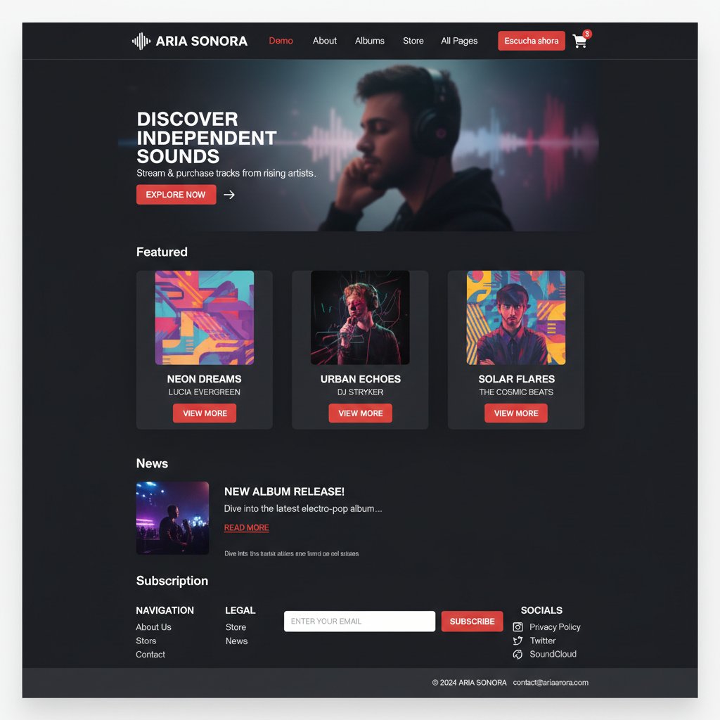 Saber Alba — vista previa del theme