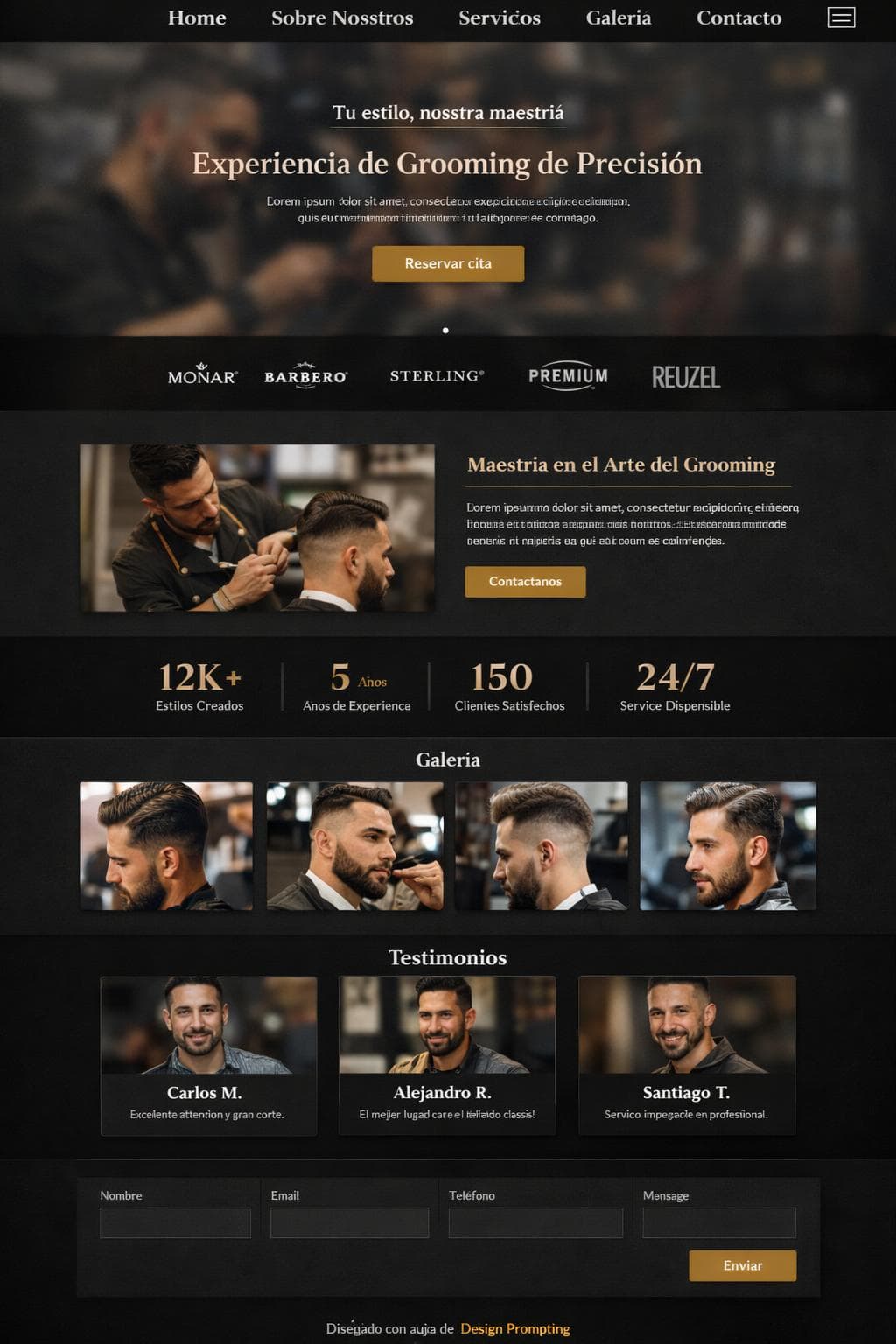 Saber Orion — vista previa del theme