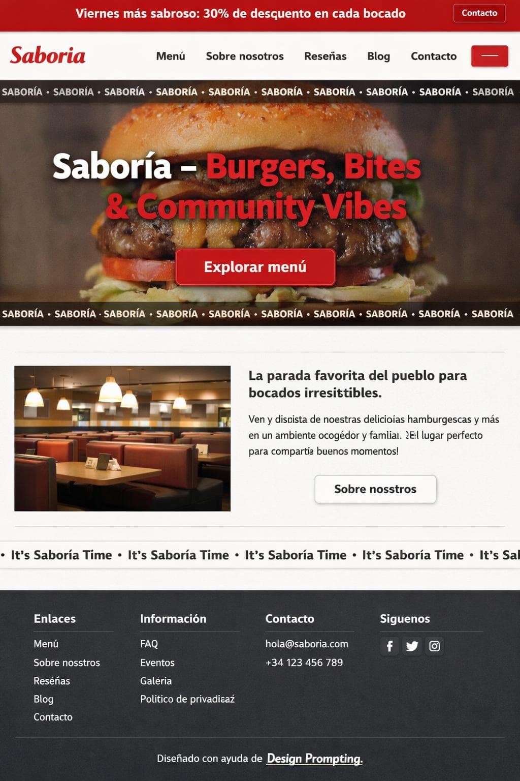 Saboría — vista previa del theme