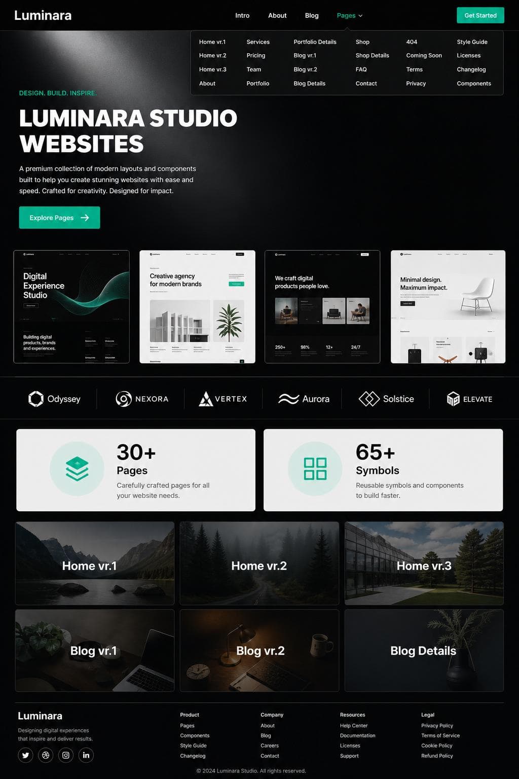 Salon Nimbo — vista previa del theme