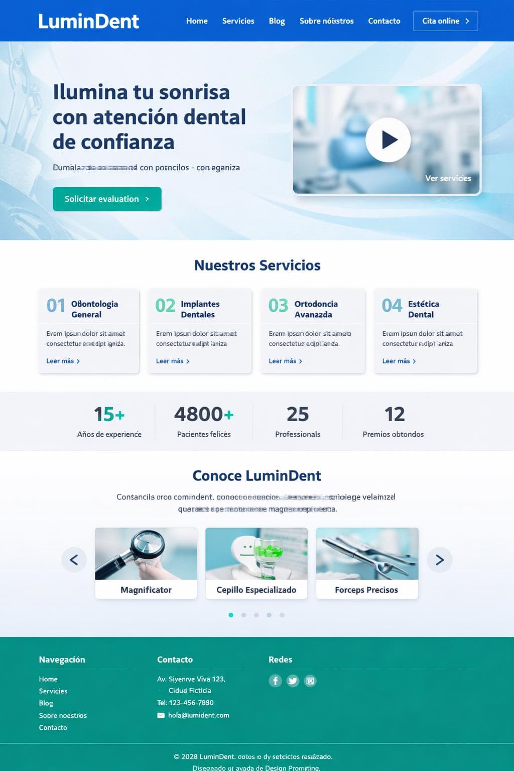 Salud Andina — vista previa del theme