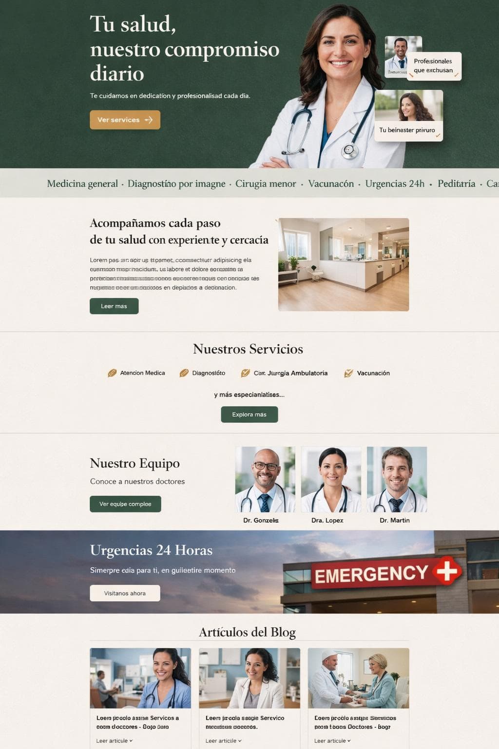 Salud Atlas — vista previa del theme