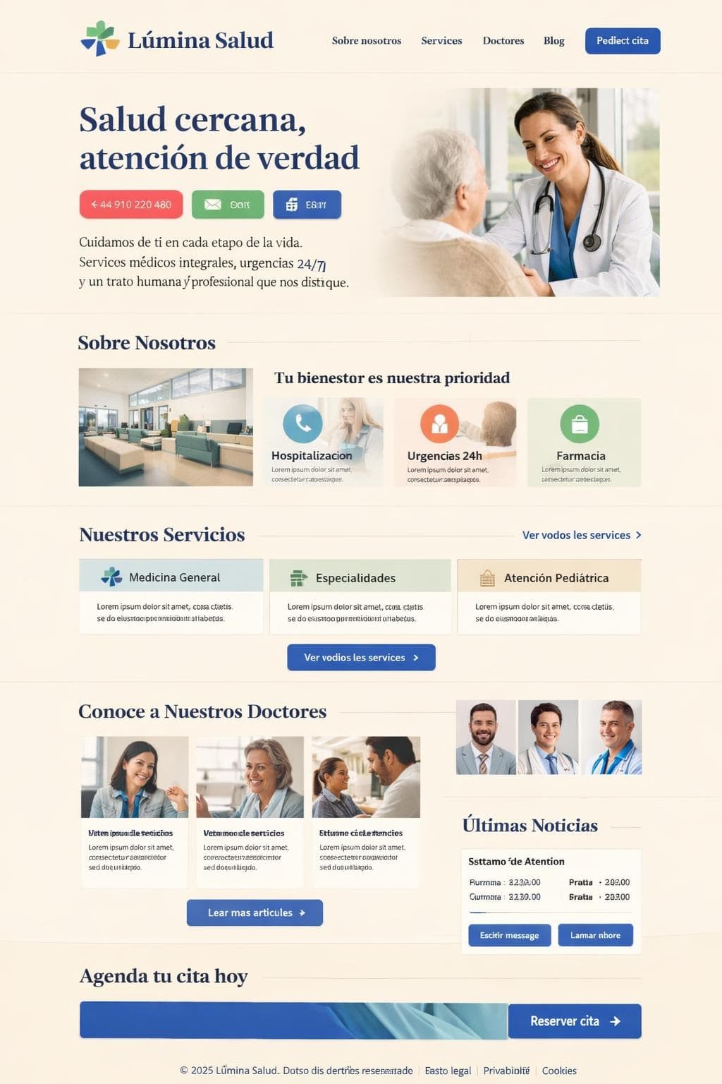 Salud Polar — vista previa del theme