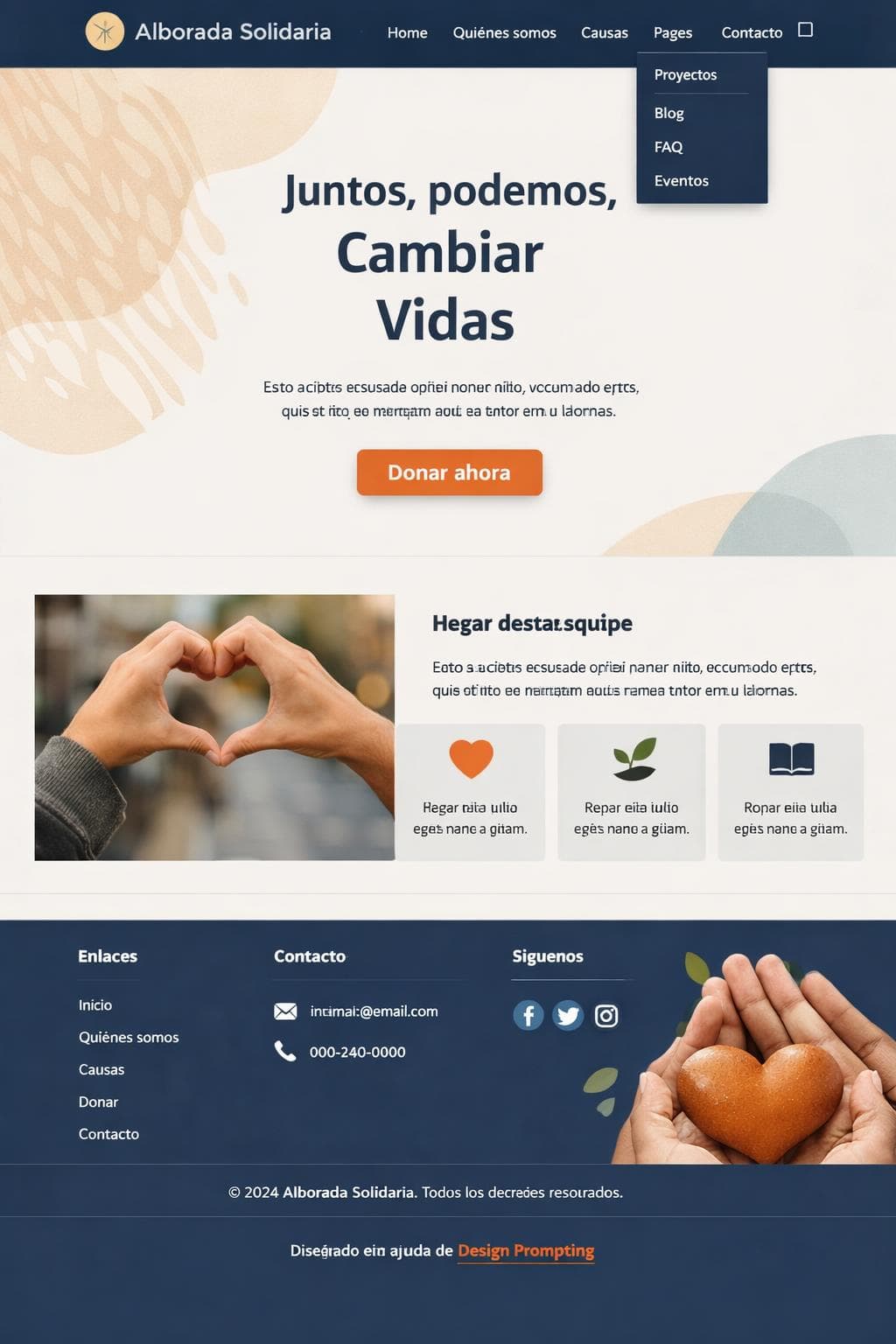 Sistemas Aurora — vista previa del theme