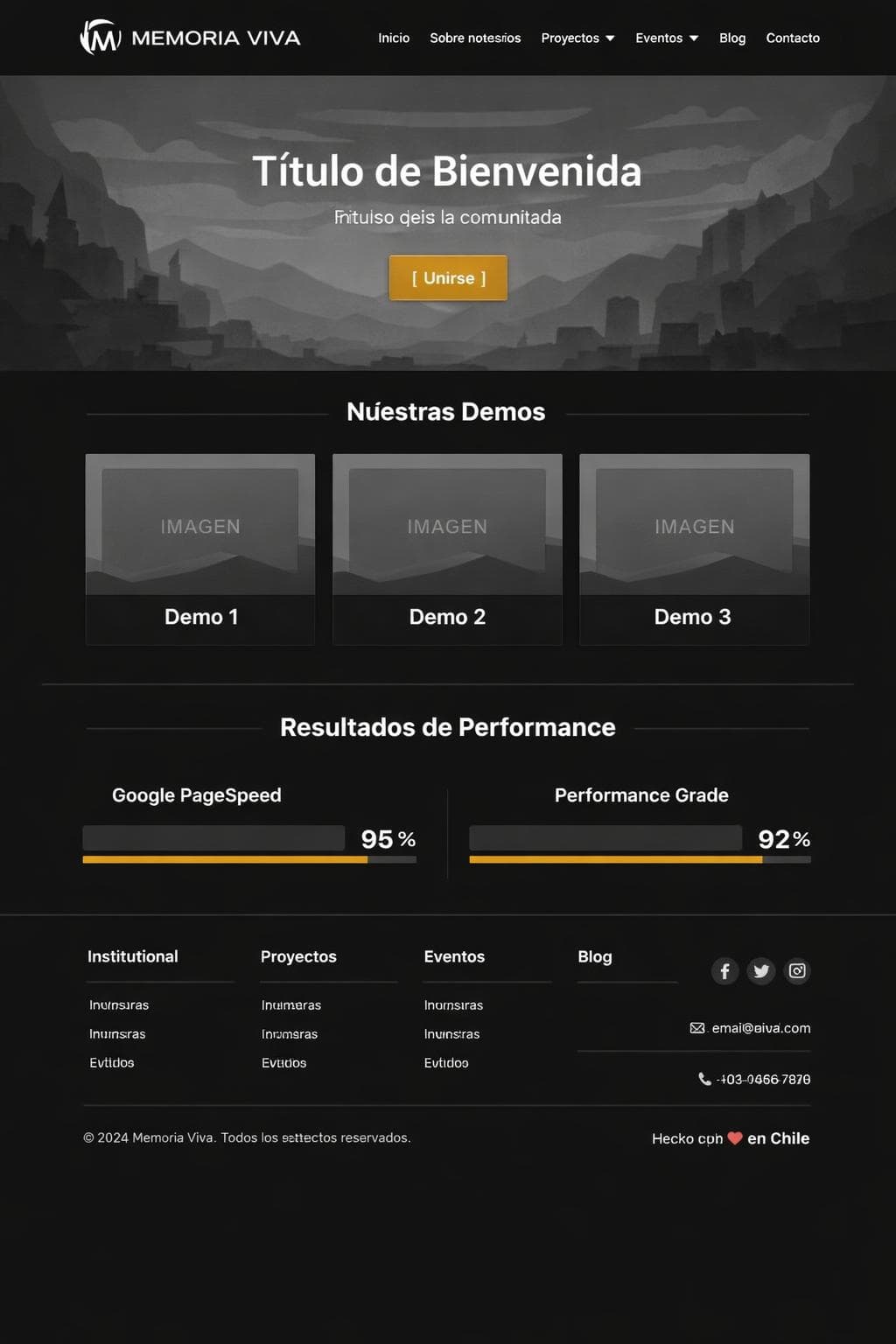 Sistemas Austral — vista previa del theme