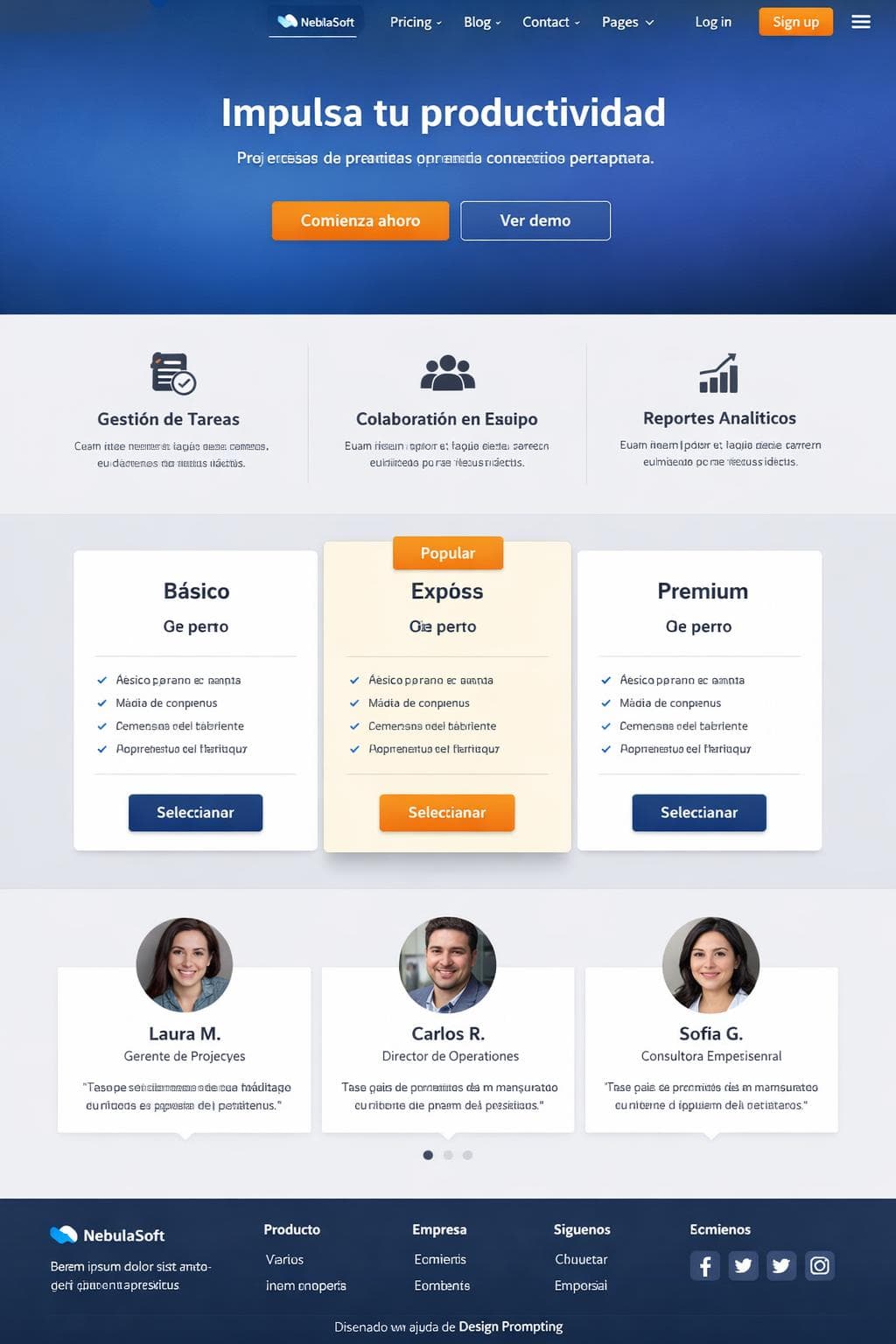 Sistemas Cobalto — vista previa del theme