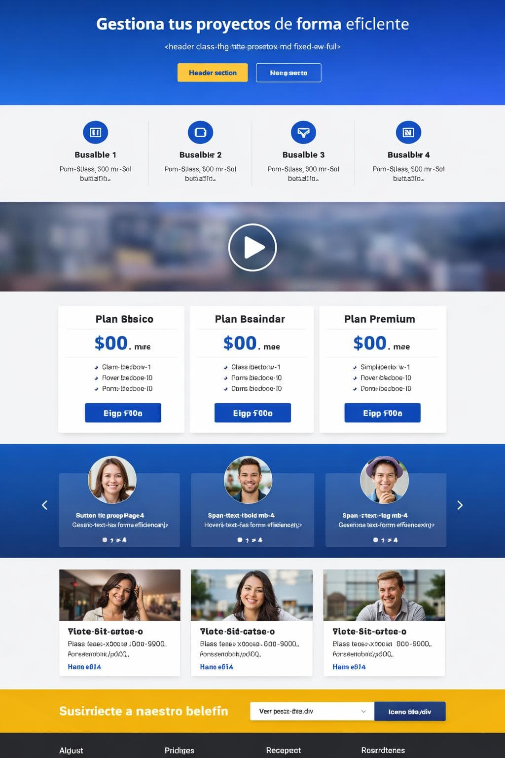 Soft Cobalto — vista previa del theme
