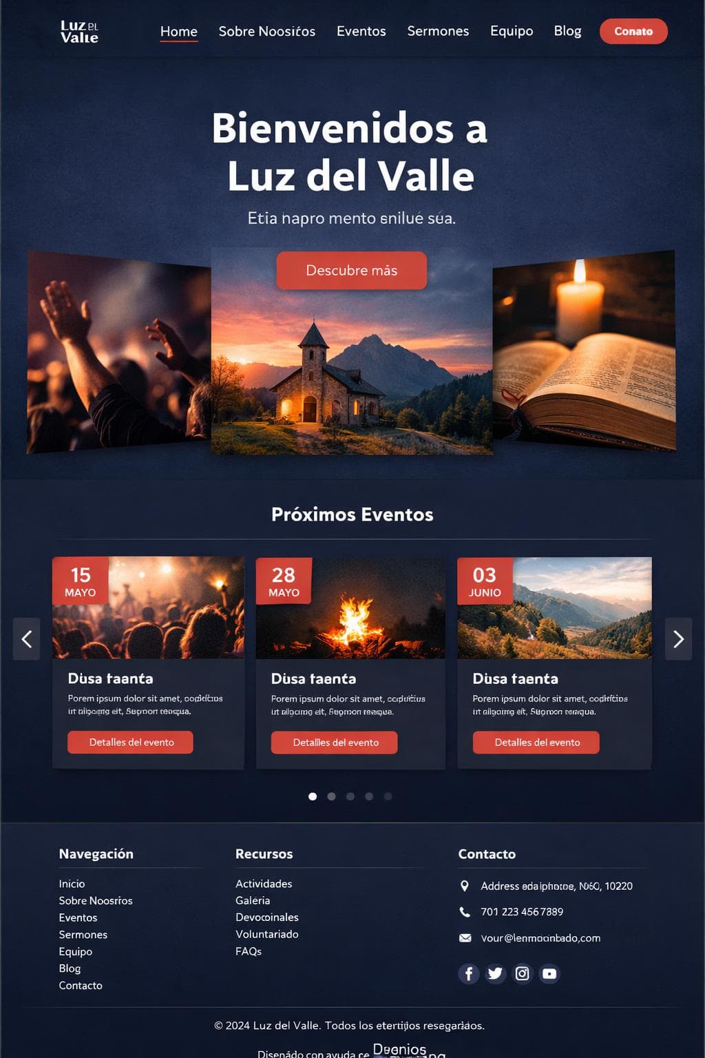Solidaria Vega — vista previa del theme