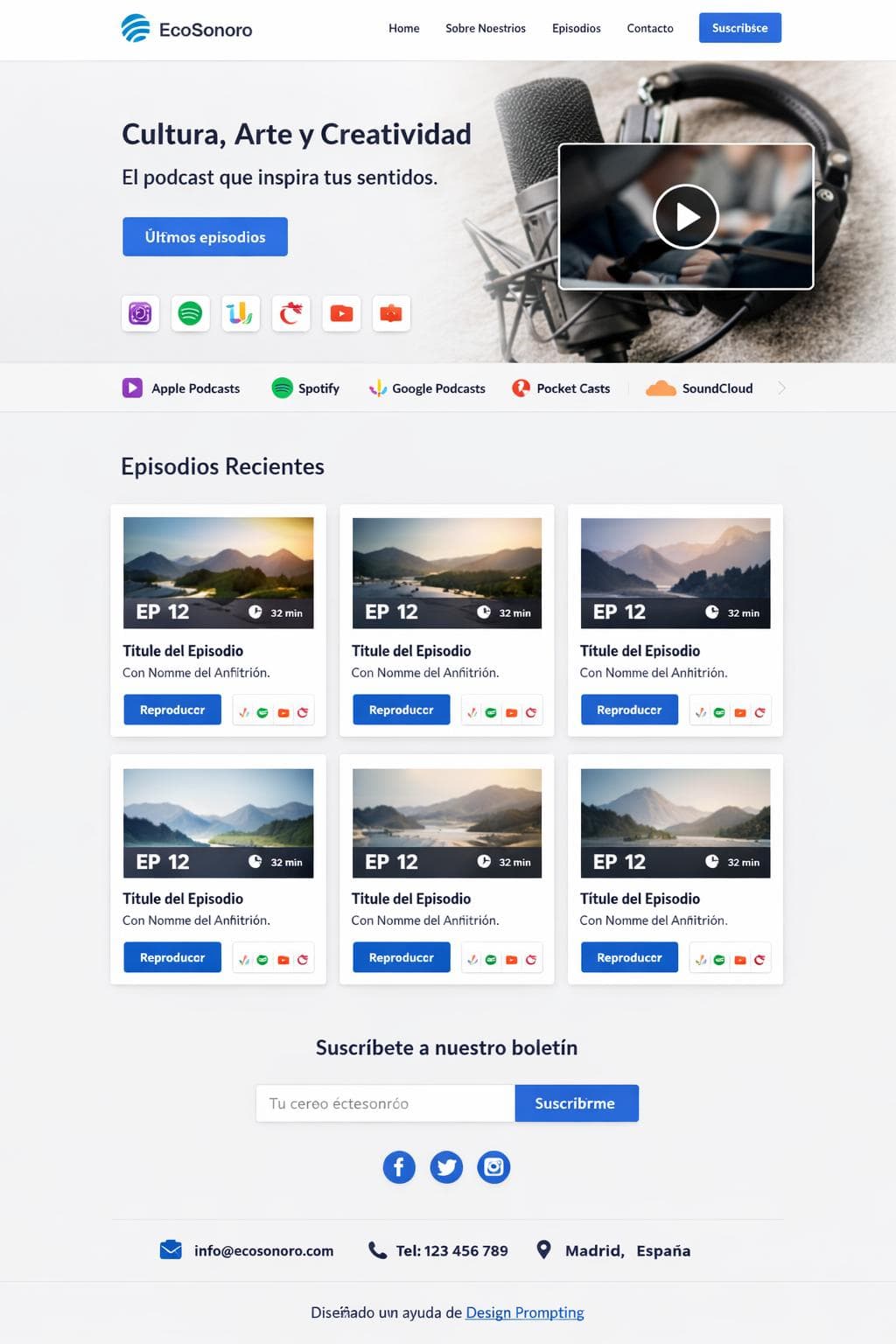Spa Andina — vista previa del theme