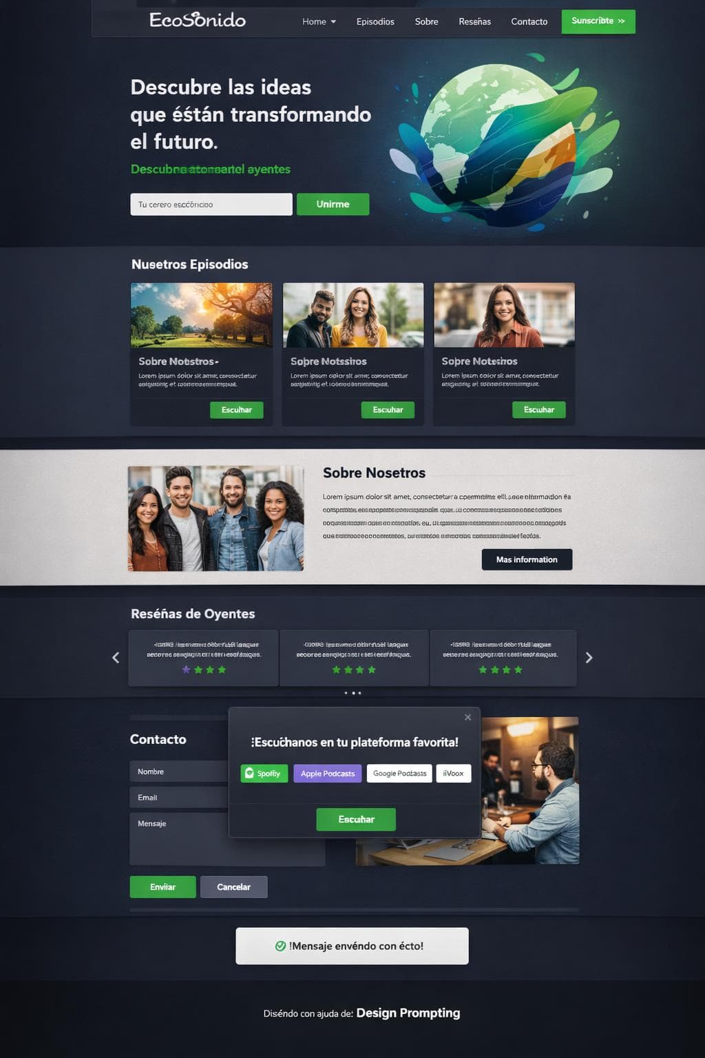 Spa Polar — vista previa del theme