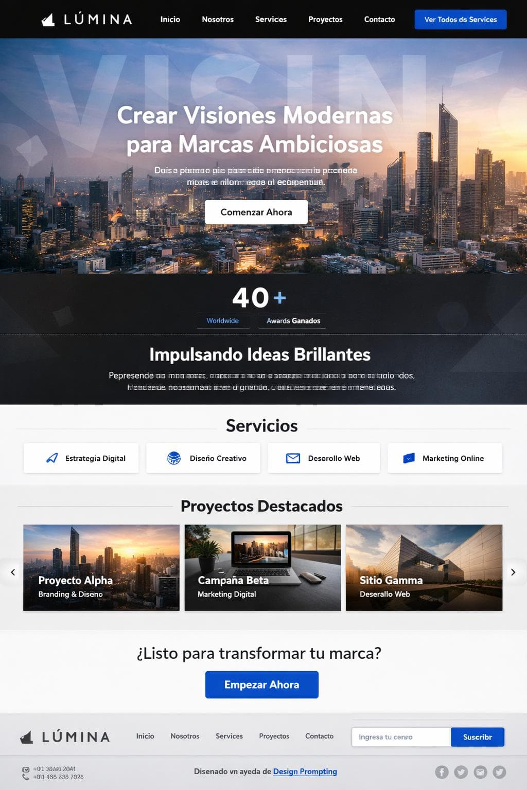 Spa Titan — vista previa del theme