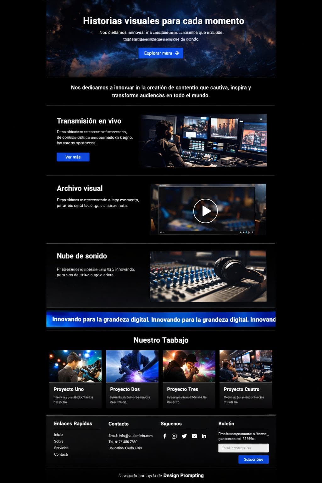 Spa Zenit — vista previa del theme