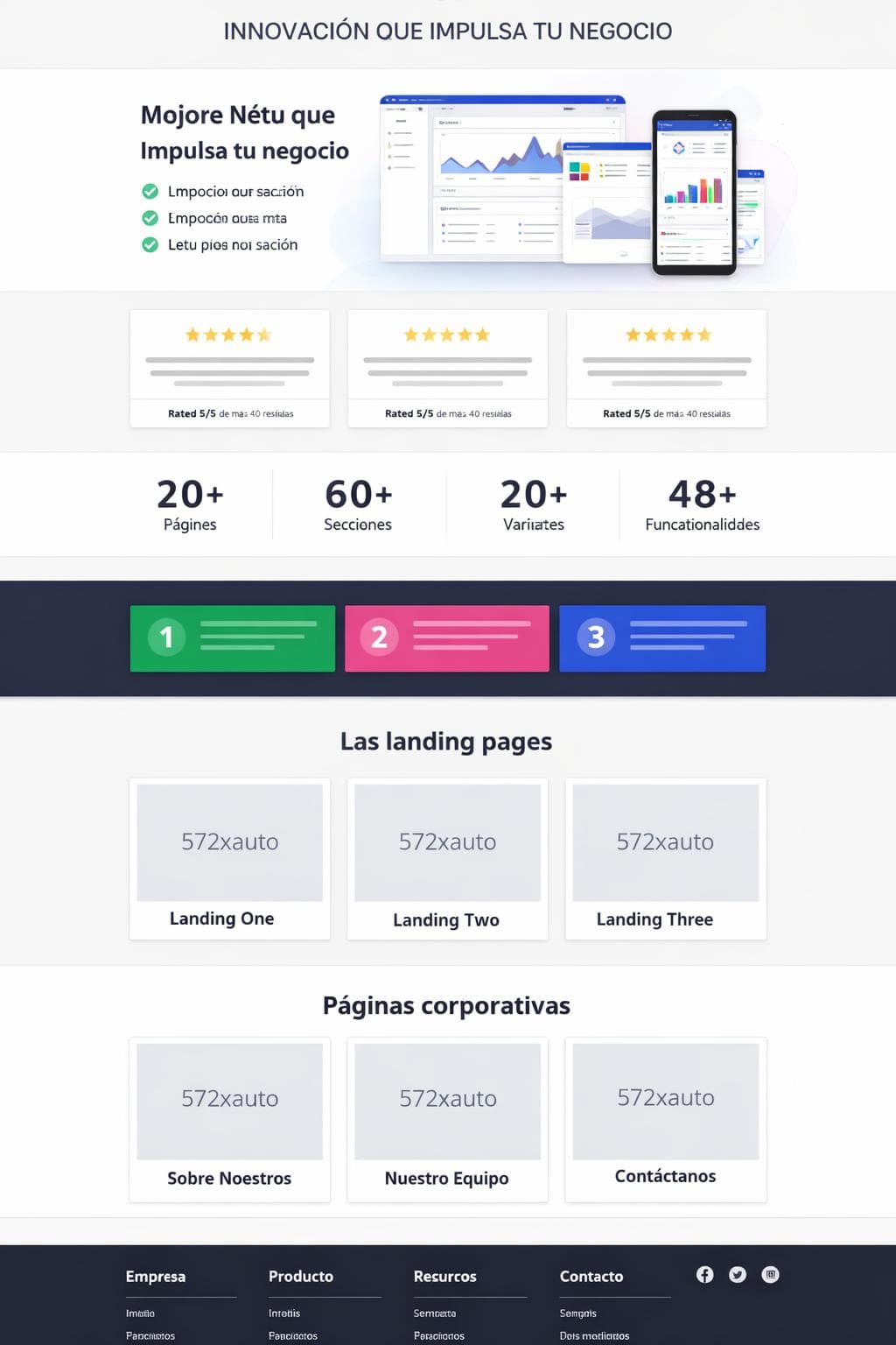 Stack Rubí — vista previa del theme