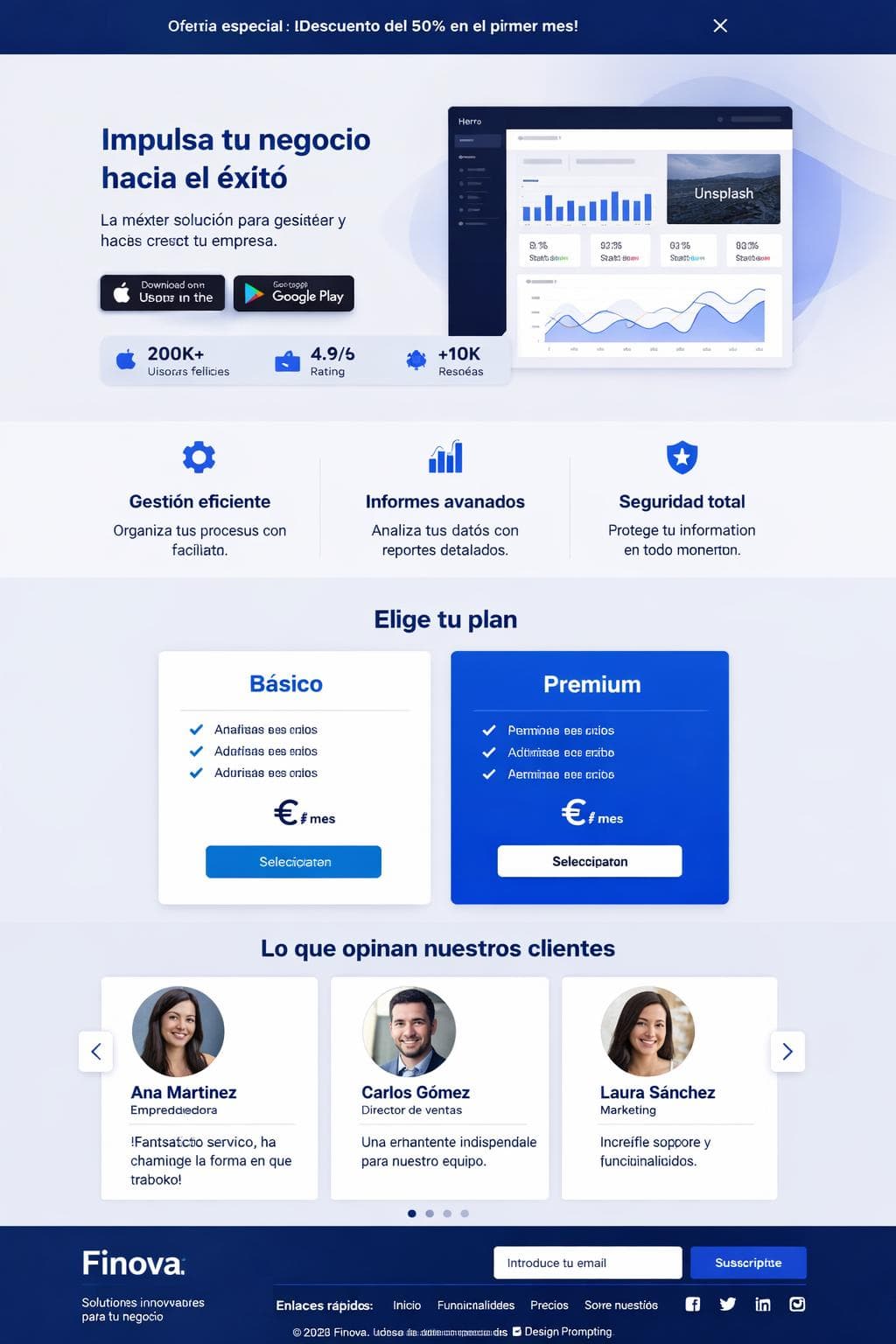 Stack Vega — vista previa del theme