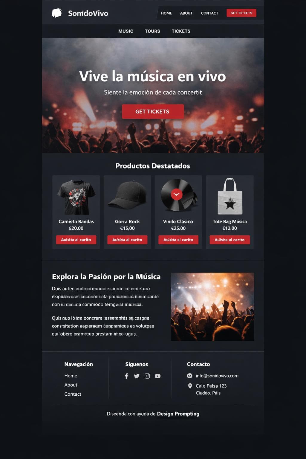 Store Nimbo — vista previa del theme