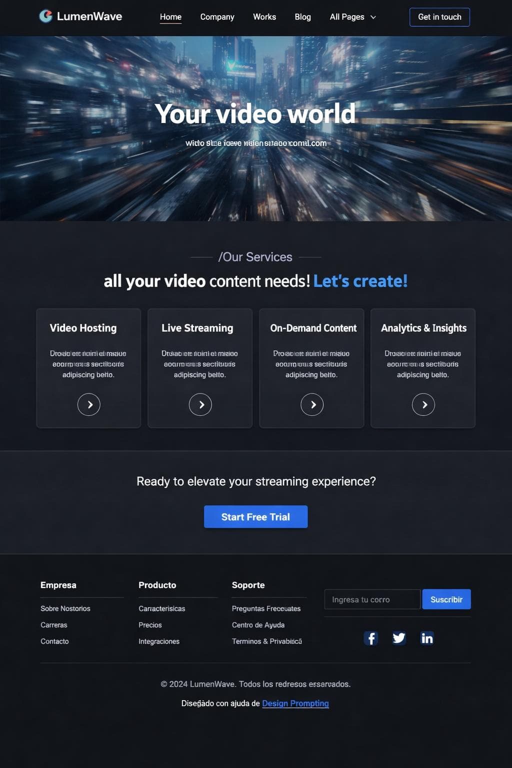 Studio Zenit — vista previa del theme