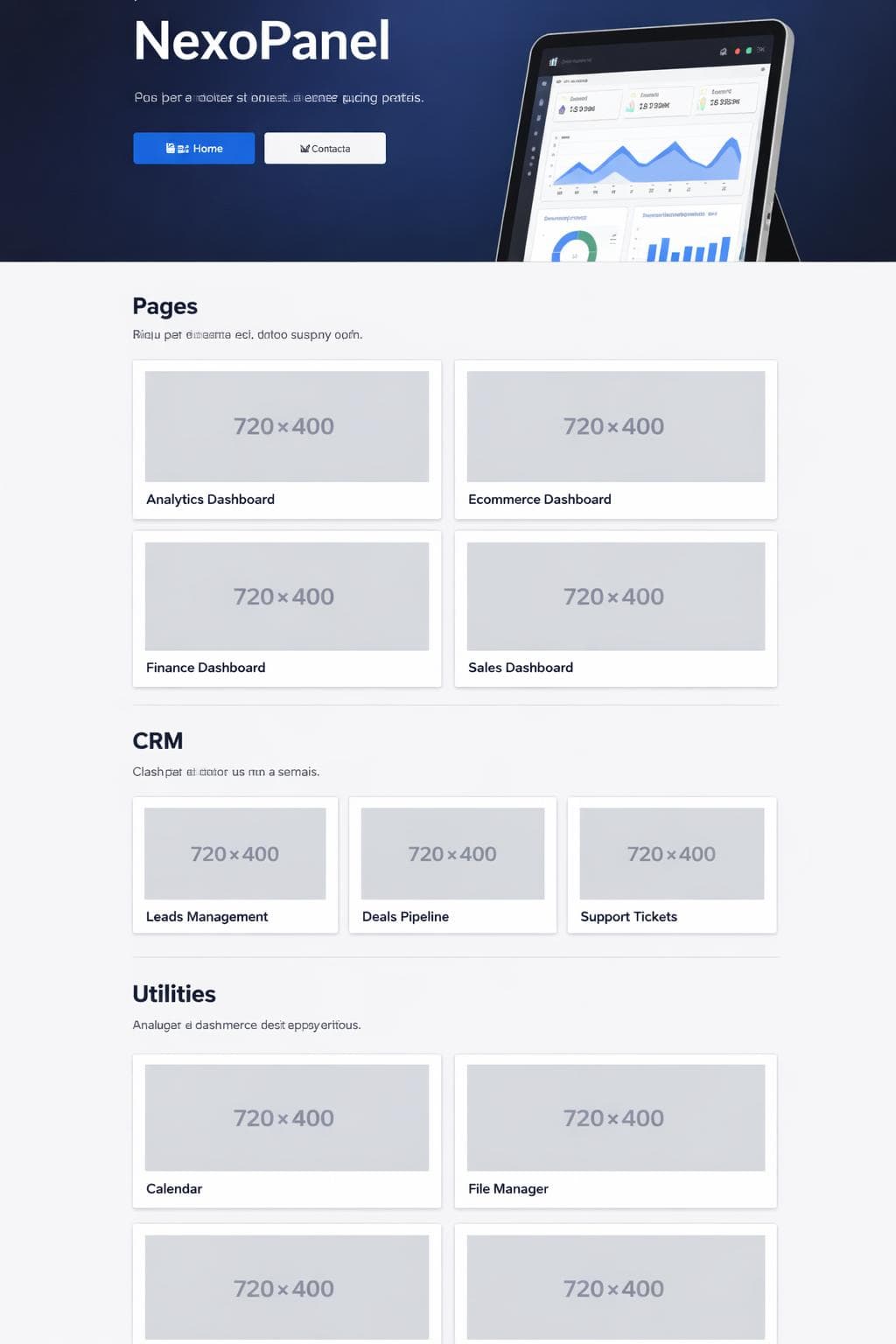 Suite Helio — vista previa del theme