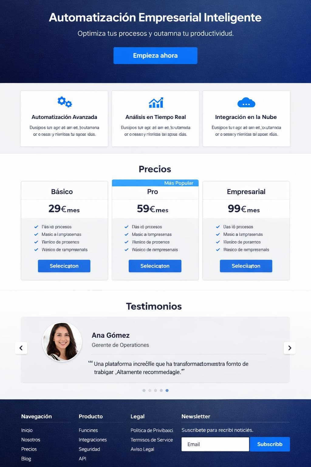 Suite Marea — vista previa del theme
