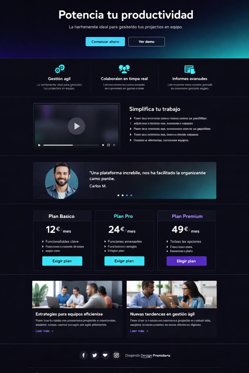 Suite Orion — vista previa del theme