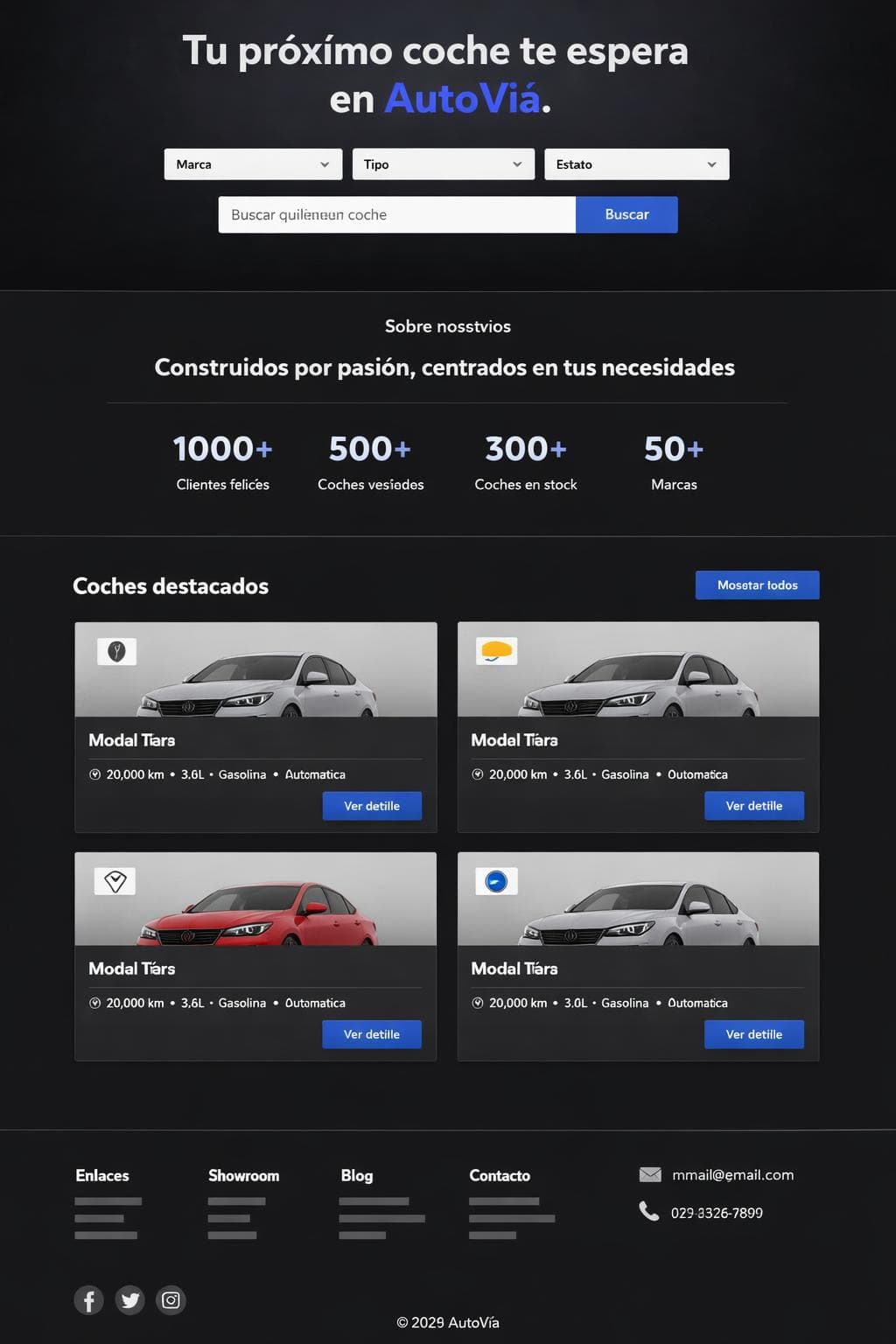Taller Motor Aurora — vista previa del theme