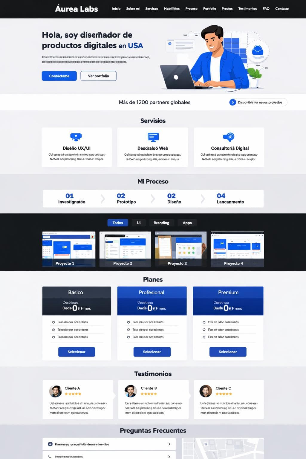 Tech Alba — vista previa del theme